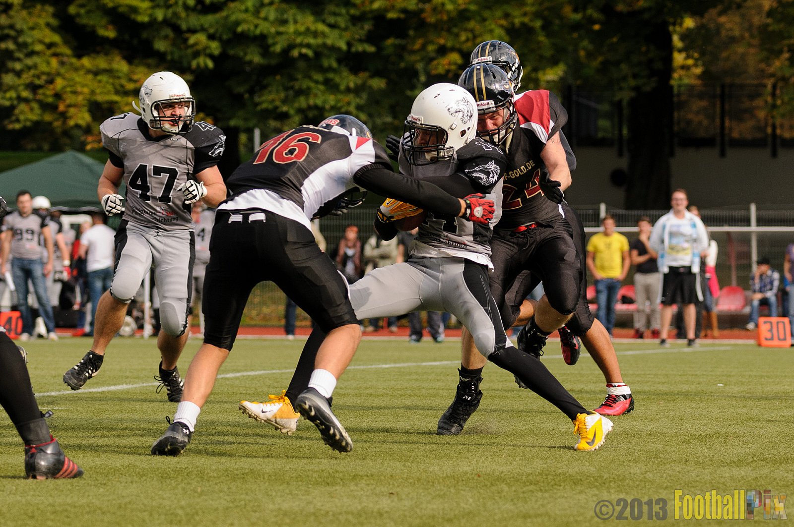 Cologne Falcons II vs. Mönchengladbach Wolfpack - 06.10.2013 Cologne Falcons II vs. Mönchengladbach Wolfpack (30:20) 