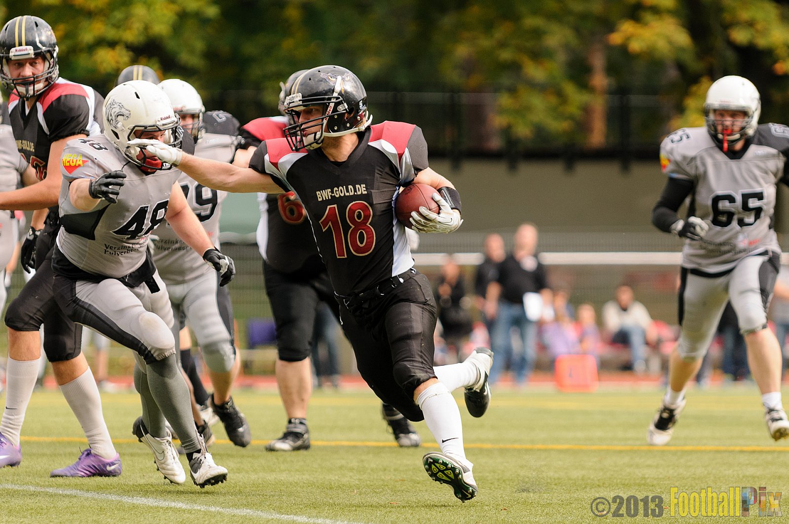 Cologne Falcons II vs. Mönchengladbach Wolfpack - 06.10.2013 Cologne Falcons II vs. Mönchengladbach Wolfpack (30:20) 