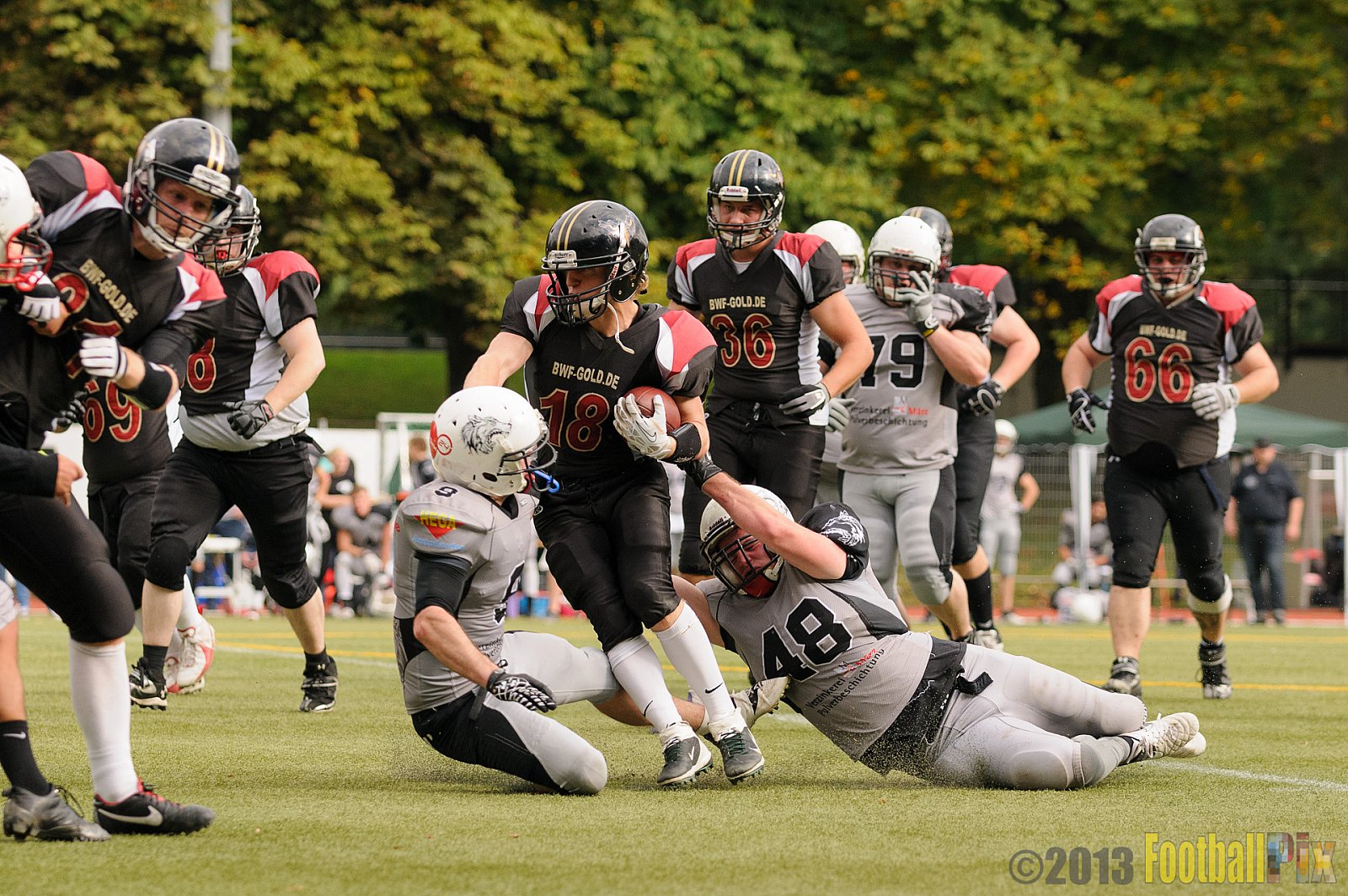 Cologne Falcons II vs. Mönchengladbach Wolfpack - 06.10.2013 Cologne Falcons II vs. Mönchengladbach Wolfpack (30:20) 