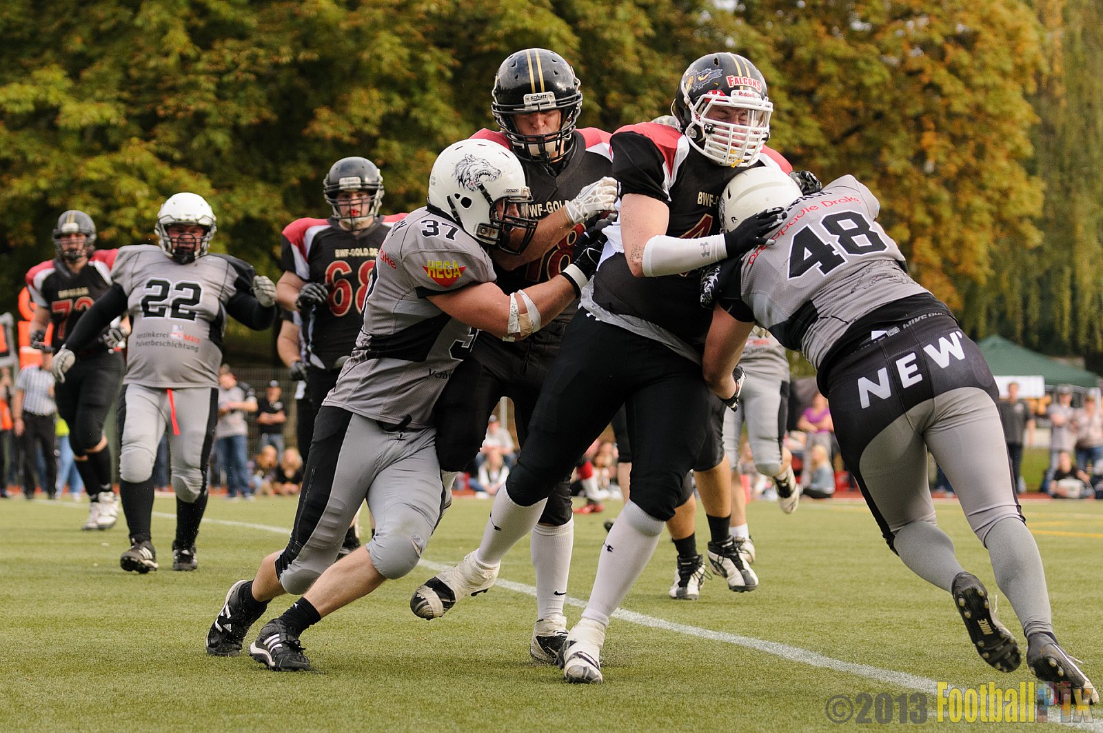 Cologne Falcons II vs. Mönchengladbach Wolfpack - 06.10.2013 Cologne Falcons II vs. Mönchengladbach Wolfpack (30:20) 