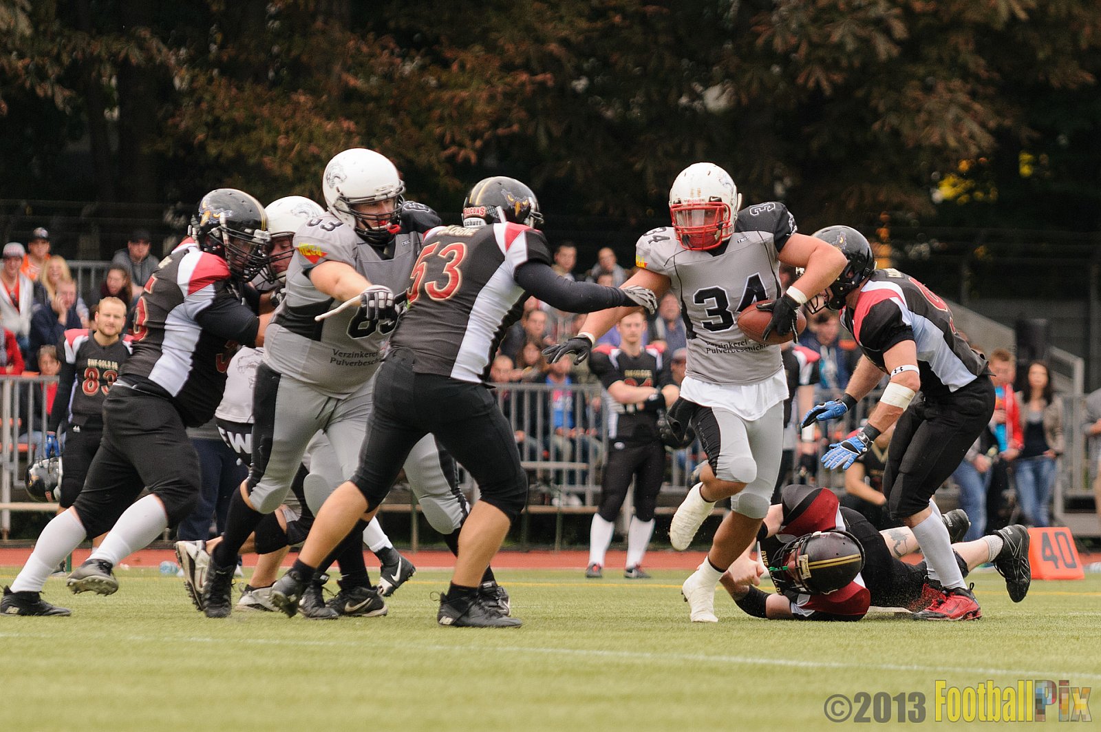 Cologne Falcons II vs. Mönchengladbach Wolfpack - 06.10.2013 Cologne Falcons II vs. Mönchengladbach Wolfpack (30:20) 