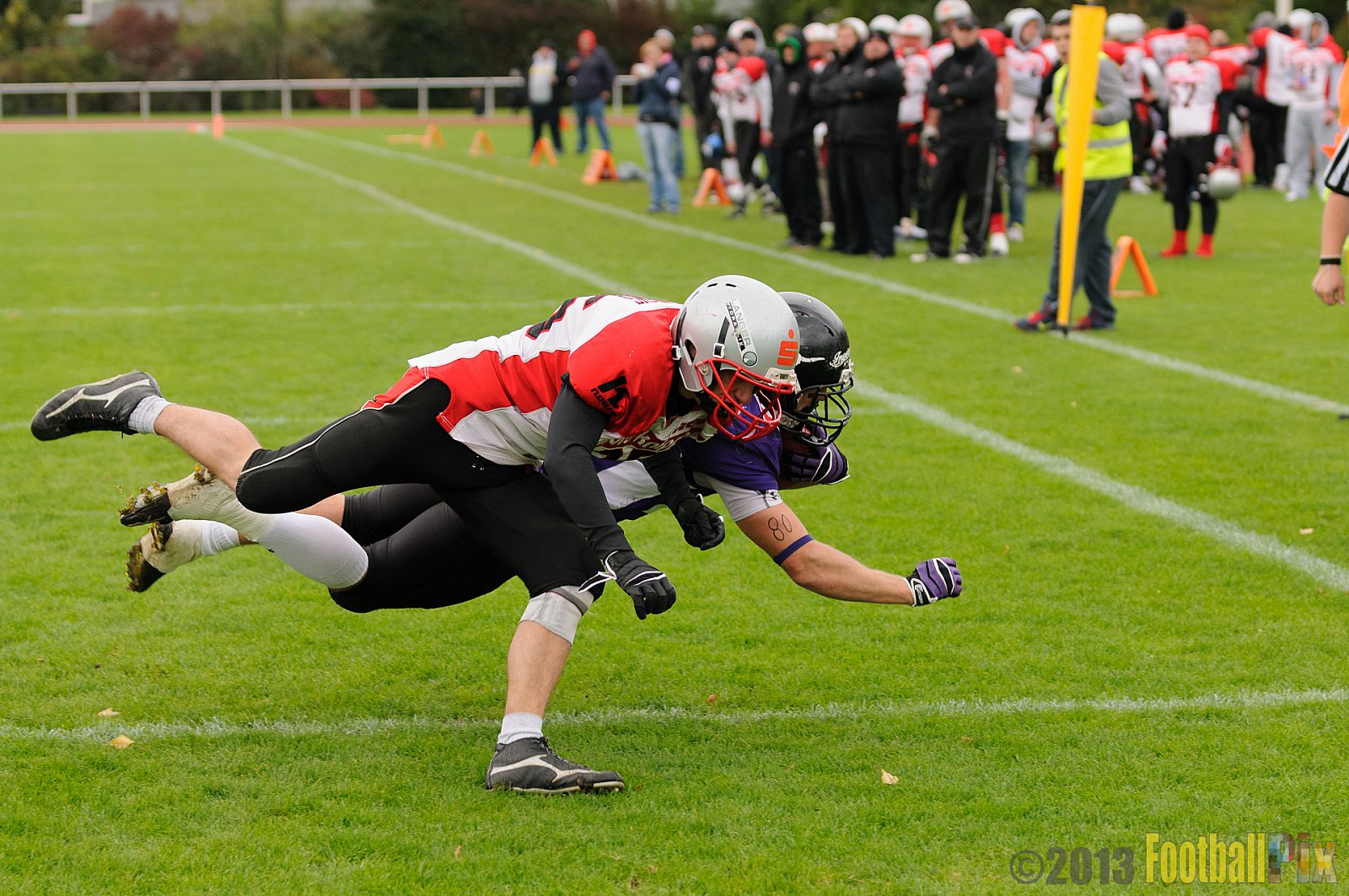 Langenfeld Longhorns vs. Solingen Paladins - 13.10.2013 Langenfeld Longhorns vs. Solingen Paladins (46:6) 