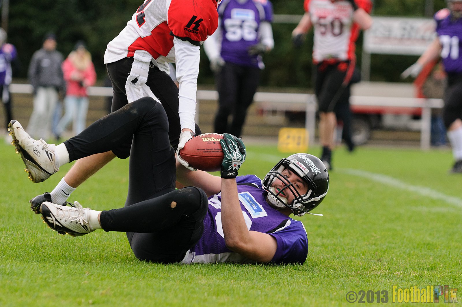 Langenfeld Longhorns vs. Solingen Paladins - 13.10.2013 Langenfeld Longhorns vs. Solingen Paladins (46:6) 