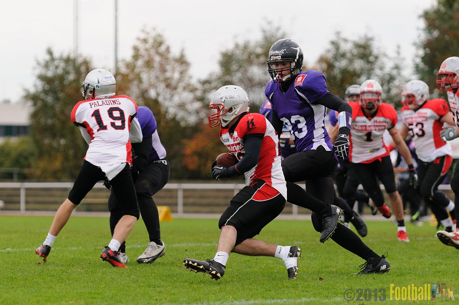 Langenfeld Longhorns vs. Solingen Paladins - 13.10.2013 Langenfeld Longhorns vs. Solingen Paladins (46:6) 