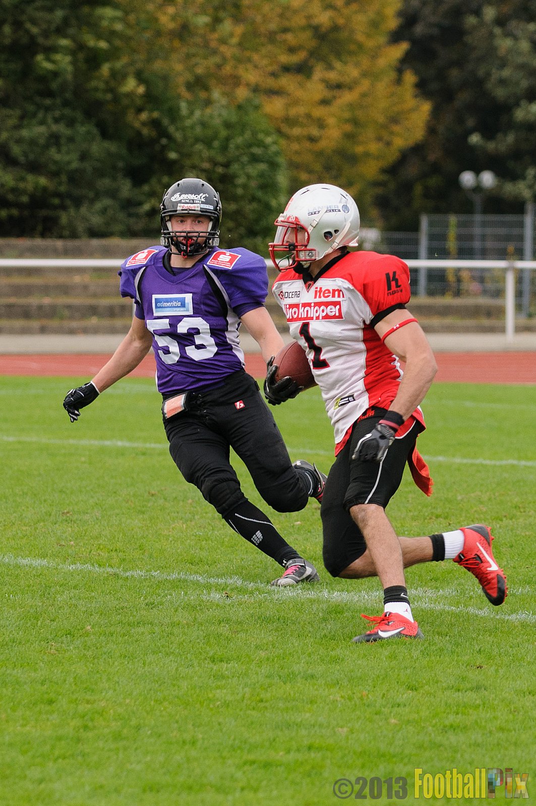 Langenfeld Longhorns vs. Solingen Paladins - 13.10.2013 Langenfeld Longhorns vs. Solingen Paladins (46:6) 