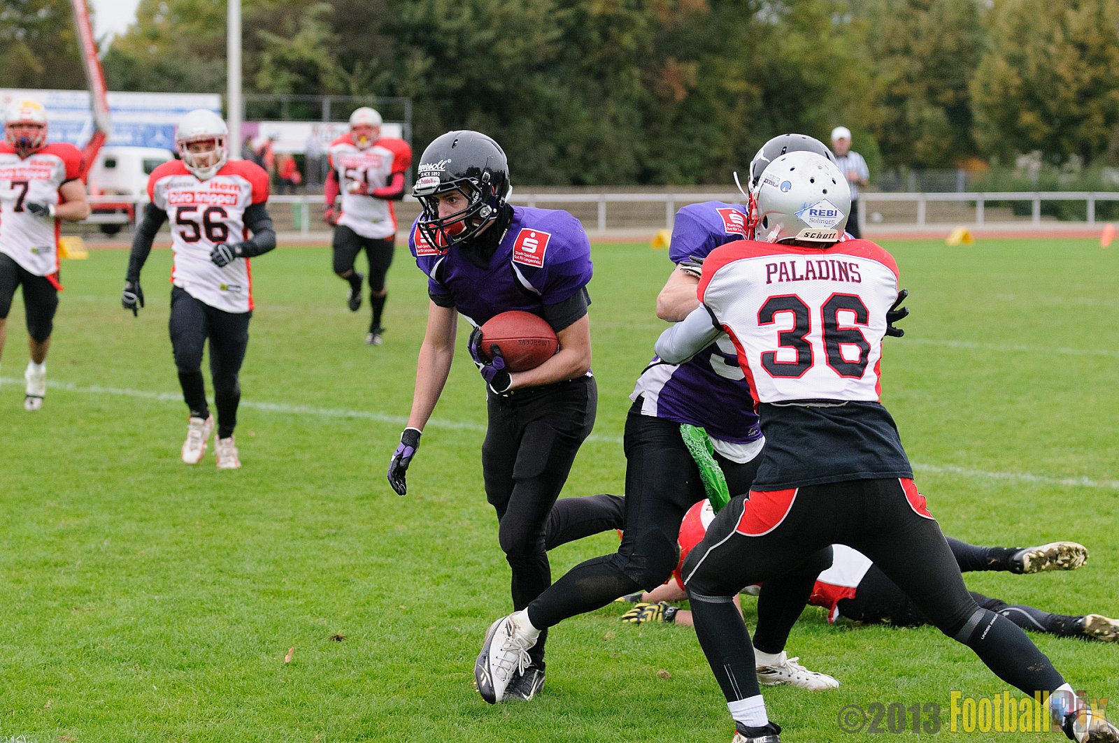 Langenfeld Longhorns vs. Solingen Paladins - 13.10.2013 Langenfeld Longhorns vs. Solingen Paladins (46:6) 