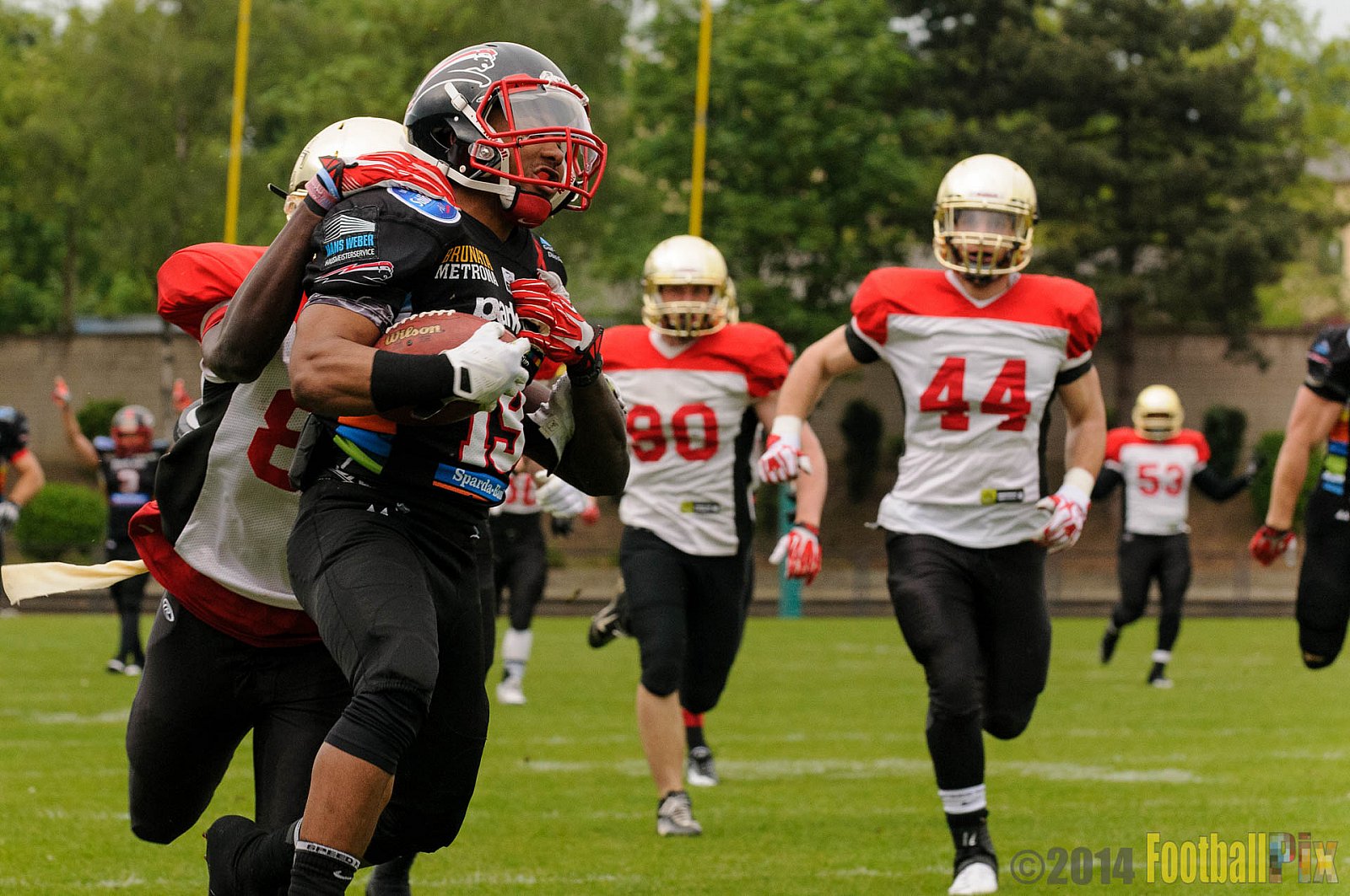Düsseldorf Panther vs. Köln Falcons - 26.04.2014 GFL Nord: Düsseldorf Panther vs. Köln Falcons (25:27)