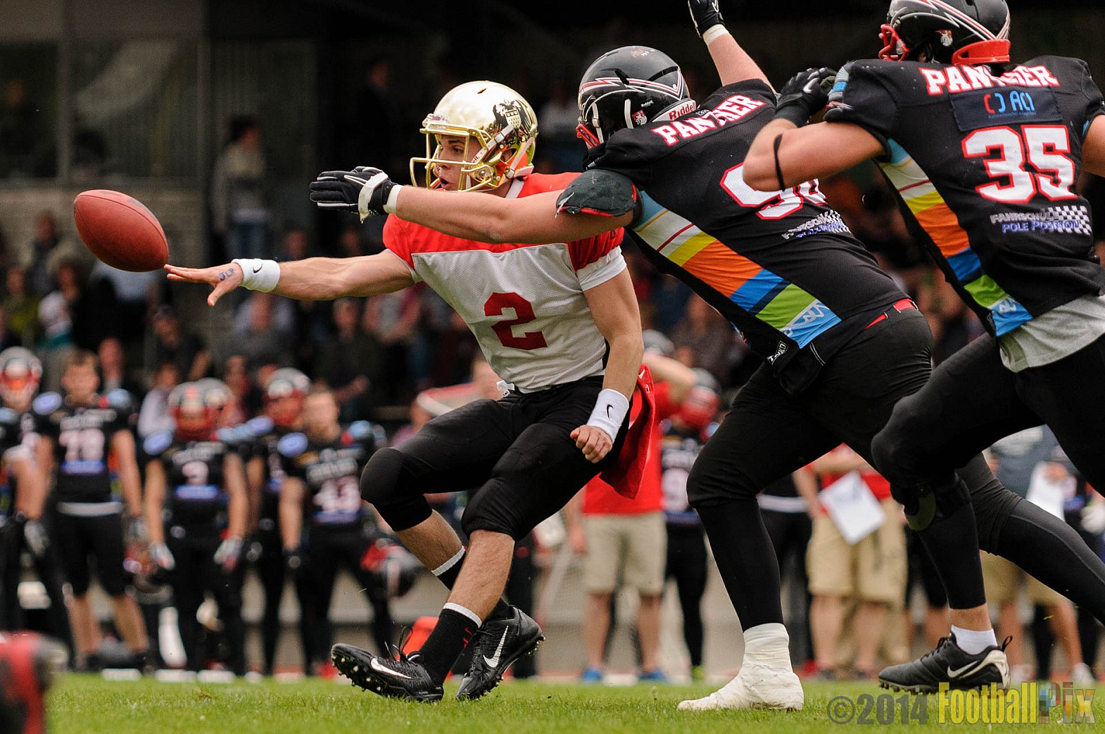 Düsseldorf Panther vs. Köln Falcons - 26.04.2014 GFL Nord: Düsseldorf Panther vs. Köln Falcons (25:27)