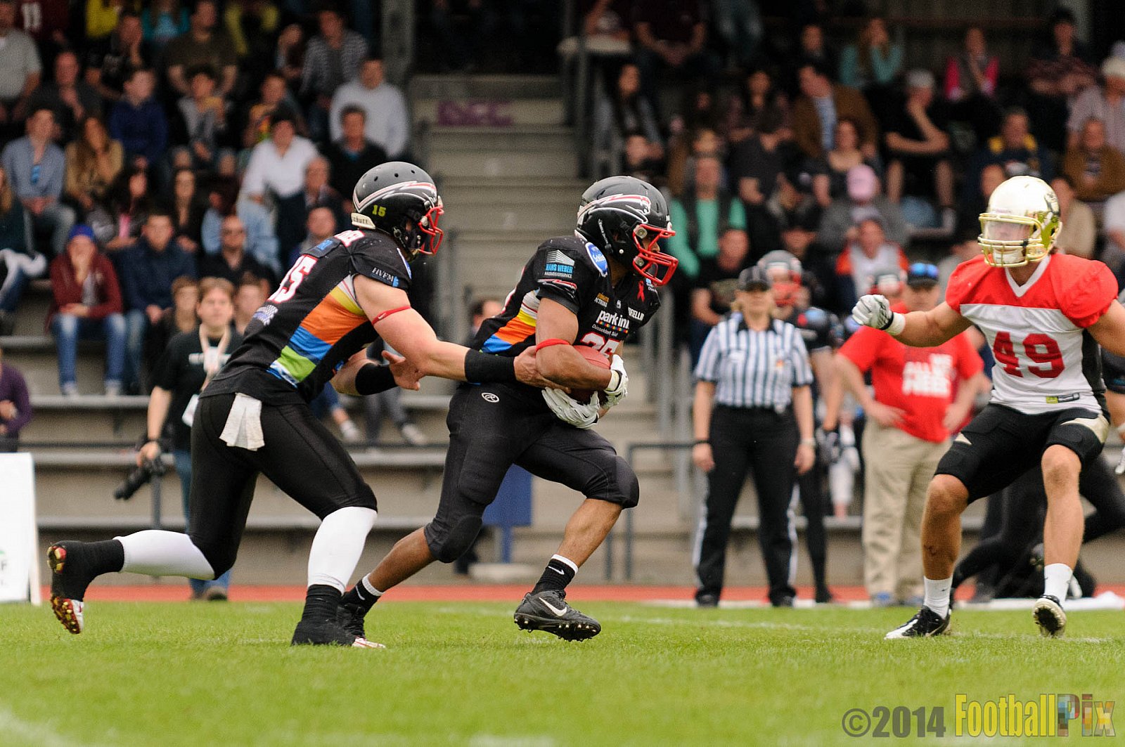 Düsseldorf Panther vs. Köln Falcons - 26.04.2014 GFL Nord: Düsseldorf Panther vs. Köln Falcons (25:27)