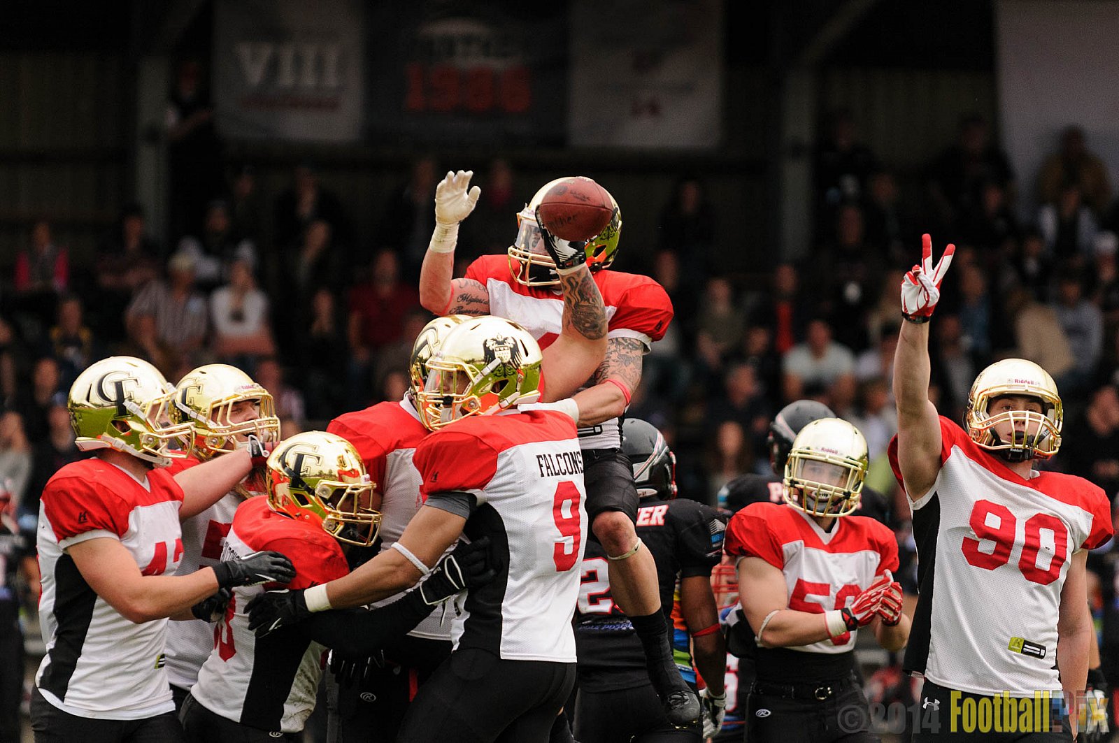 Düsseldorf Panther vs. Köln Falcons - 26.04.2014 GFL Nord: Düsseldorf Panther vs. Köln Falcons (25:27)