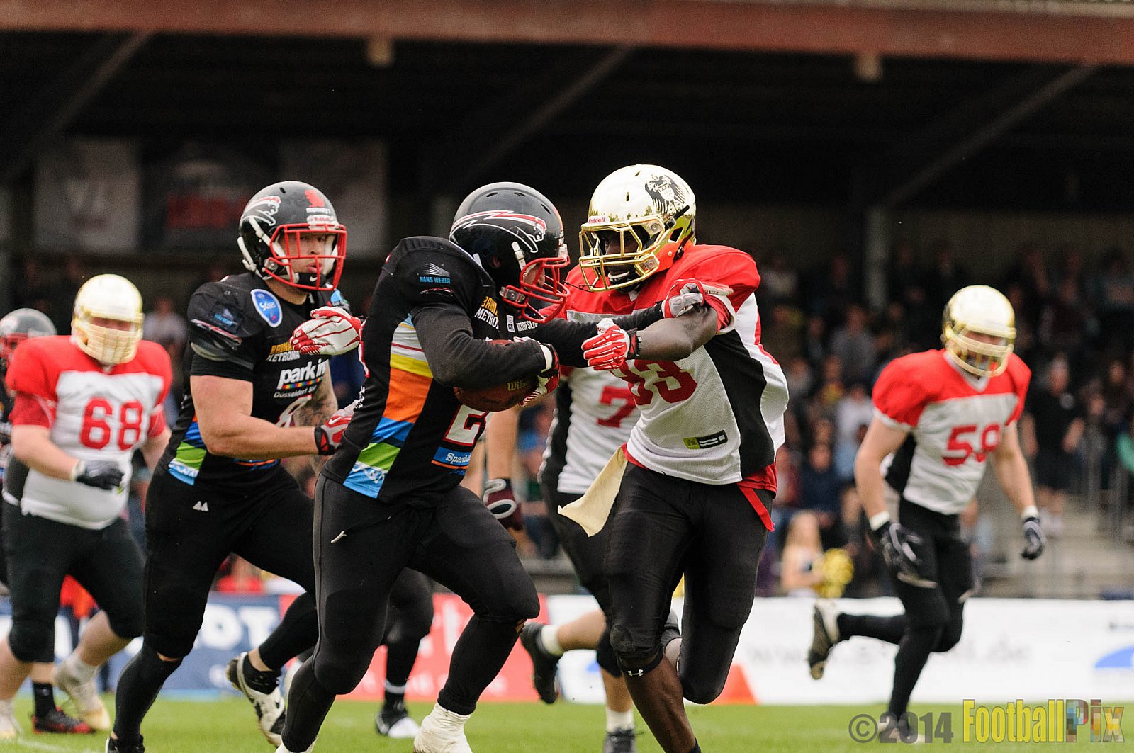 Düsseldorf Panther vs. Köln Falcons - 26.04.2014 GFL Nord: Düsseldorf Panther vs. Köln Falcons (25:27)
