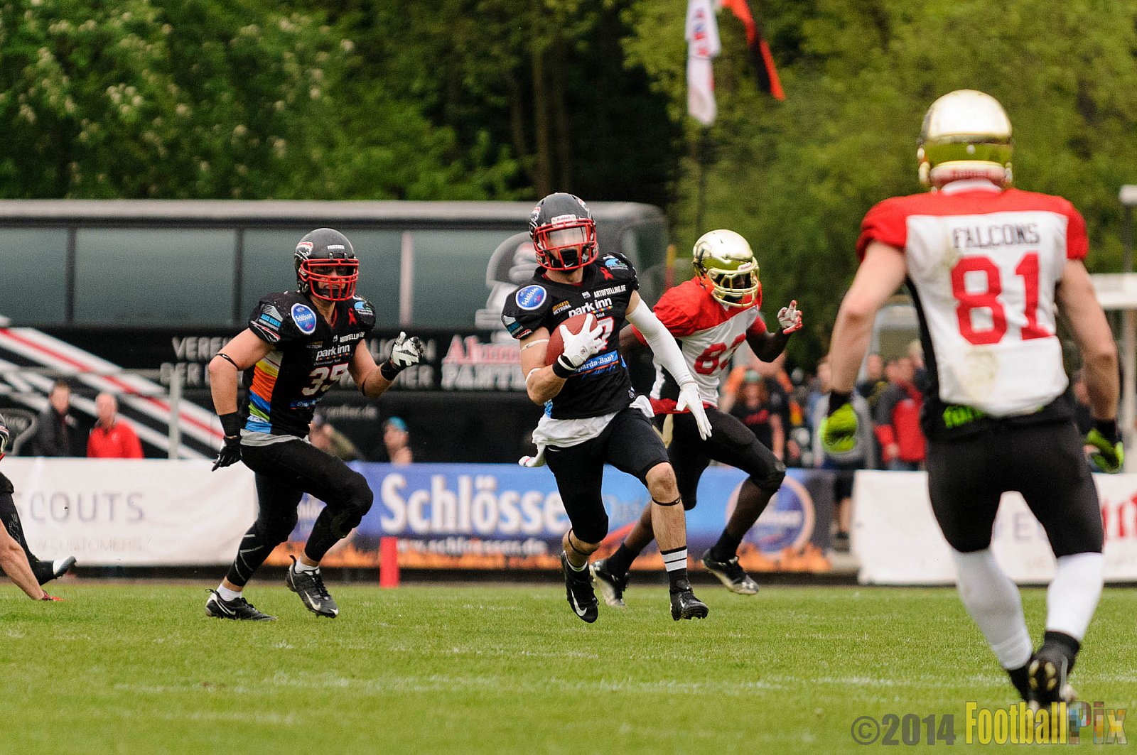 Düsseldorf Panther vs. Köln Falcons - 26.04.2014 GFL Nord: Düsseldorf Panther vs. Köln Falcons (25:27)