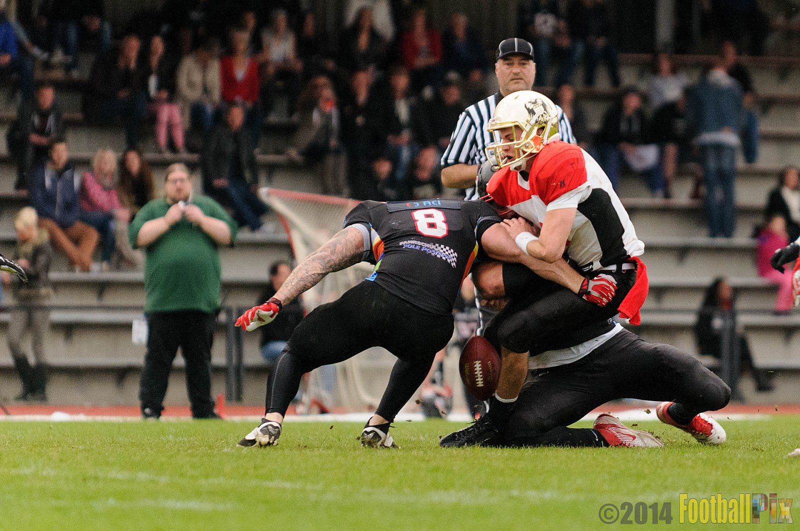 Düsseldorf Panther vs. Köln Falcons - 26.04.2014 GFL Nord: Düsseldorf Panther vs. Köln Falcons (25:27)