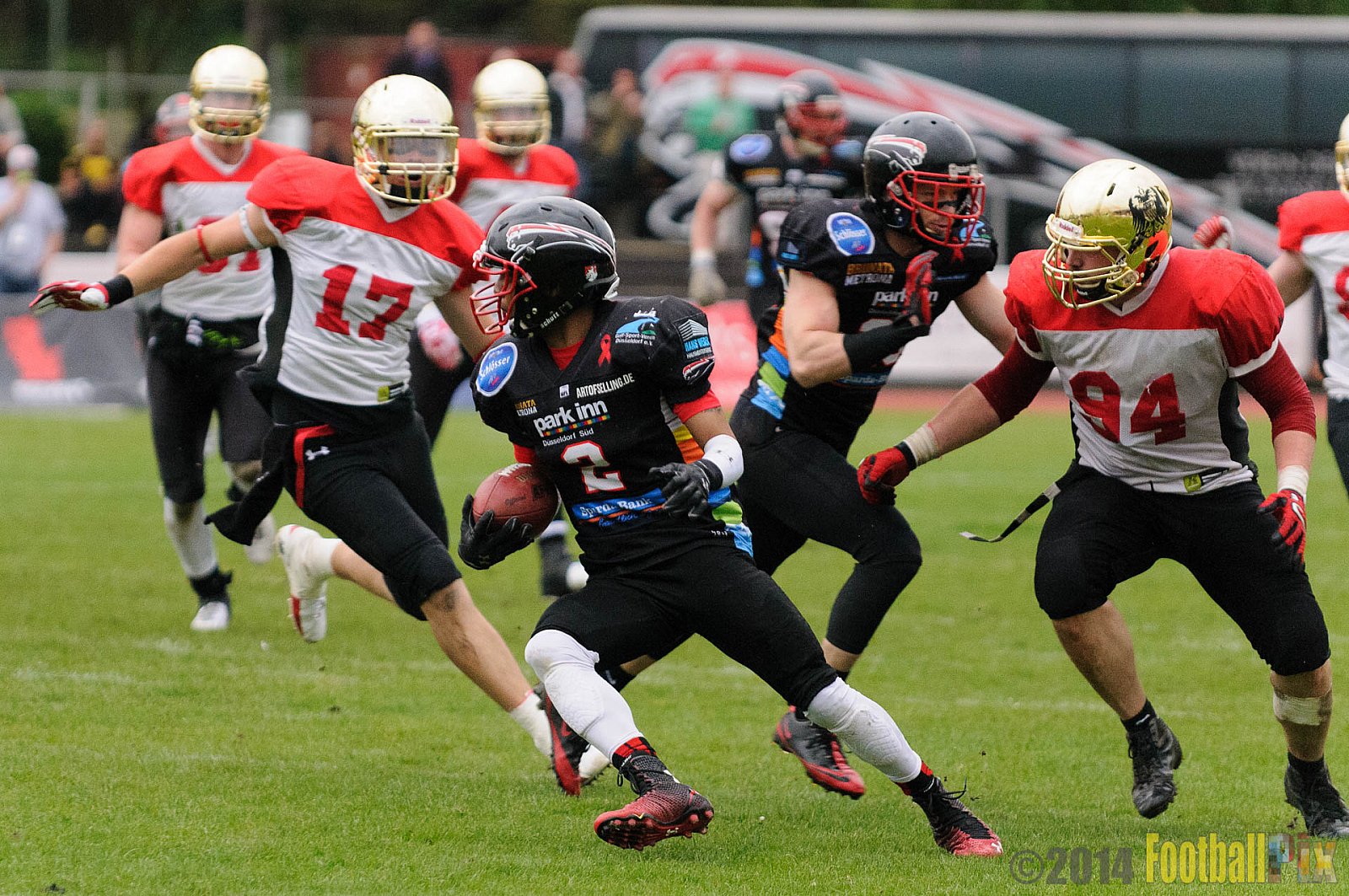 Düsseldorf Panther vs. Köln Falcons - 26.04.2014 GFL Nord: Düsseldorf Panther vs. Köln Falcons (25:27)