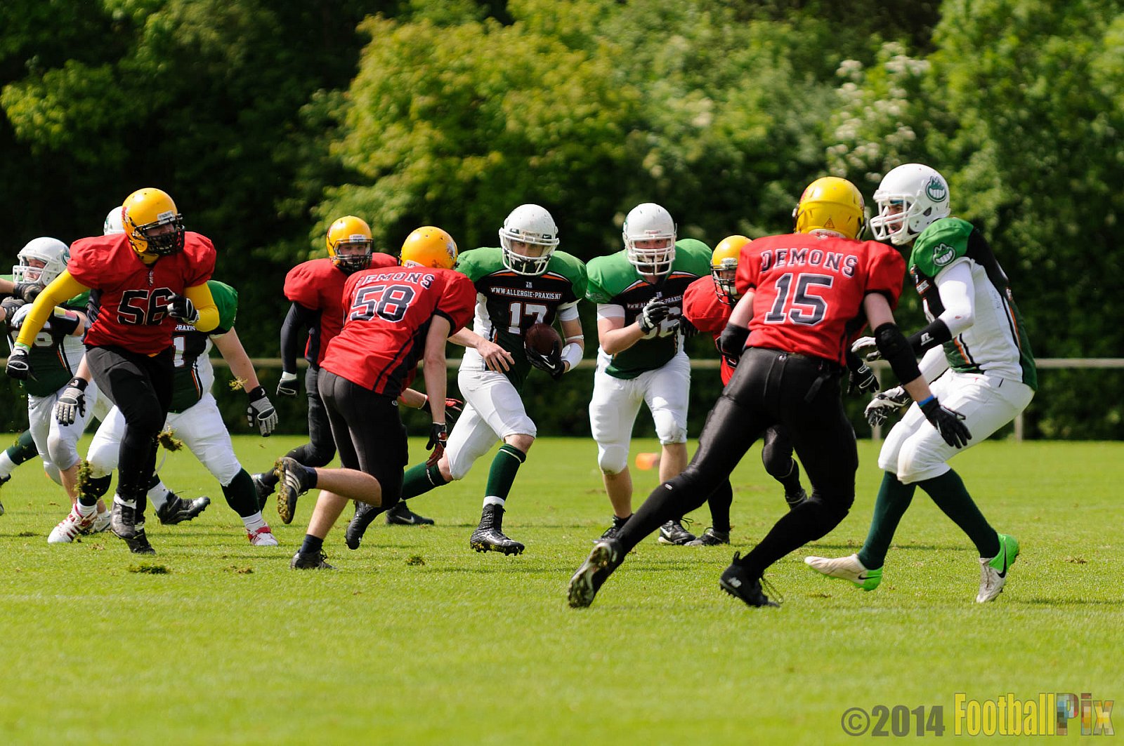  Neuss Frogs vs. Aachen/Düren Demons - 11.05.2014 Neuss Frogs vs. Aachen/Düren Demons (6:14) 
