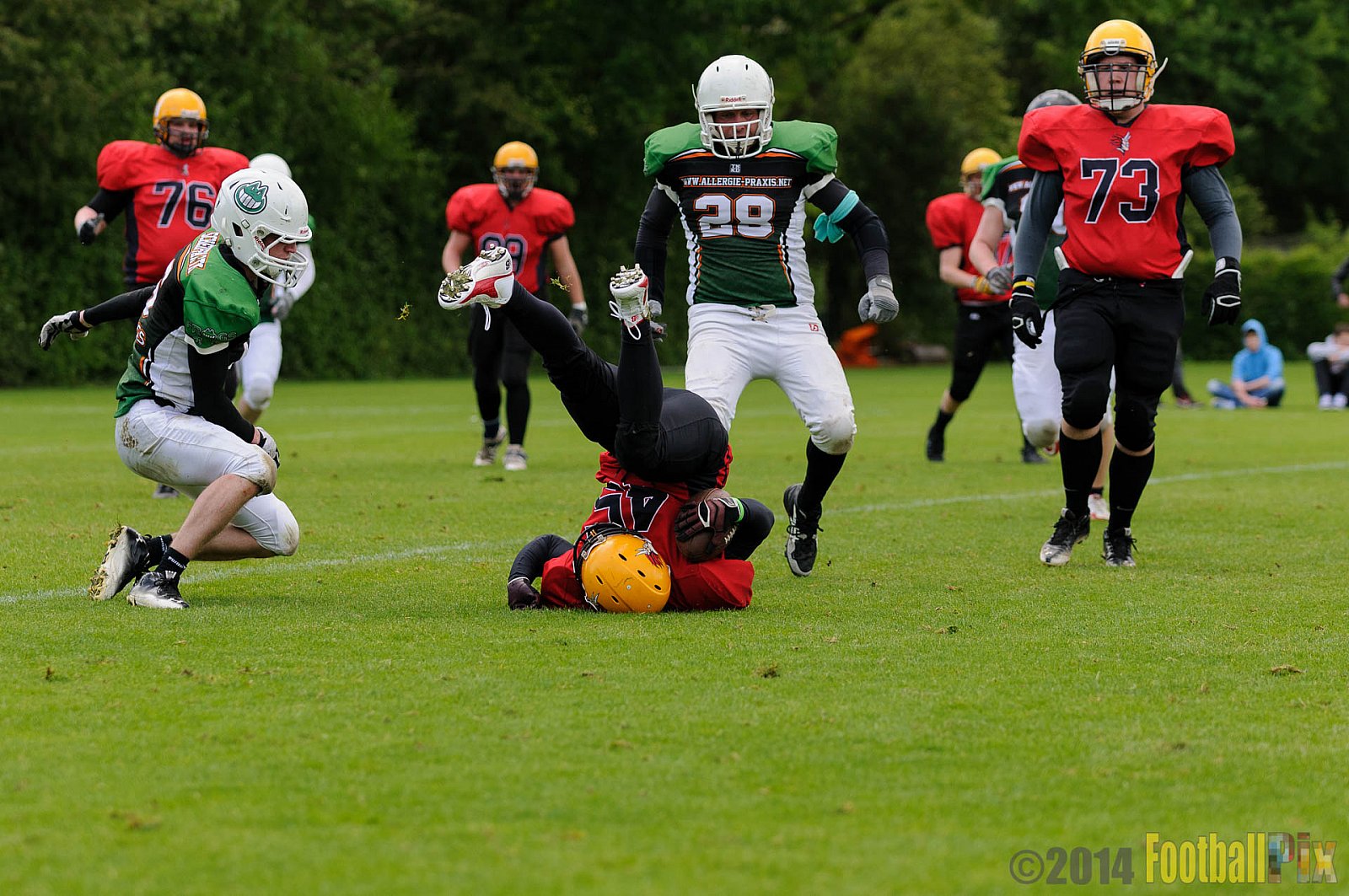  Neuss Frogs vs. Aachen/Düren Demons - 11.05.2014 Neuss Frogs vs. Aachen/Düren Demons (6:14) 
