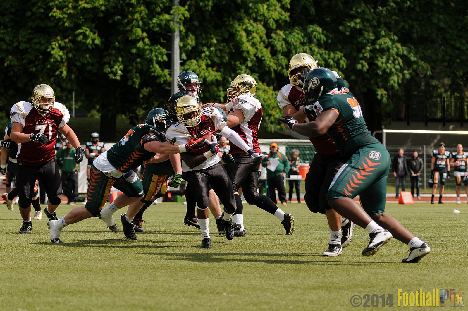 Cologne Falcons vs. Kiel Baltic Hurricanes - 11.05.2014 GFL Nord: Cologne Falcons vs. Kiel Baltic Hurricanes (28:11) 