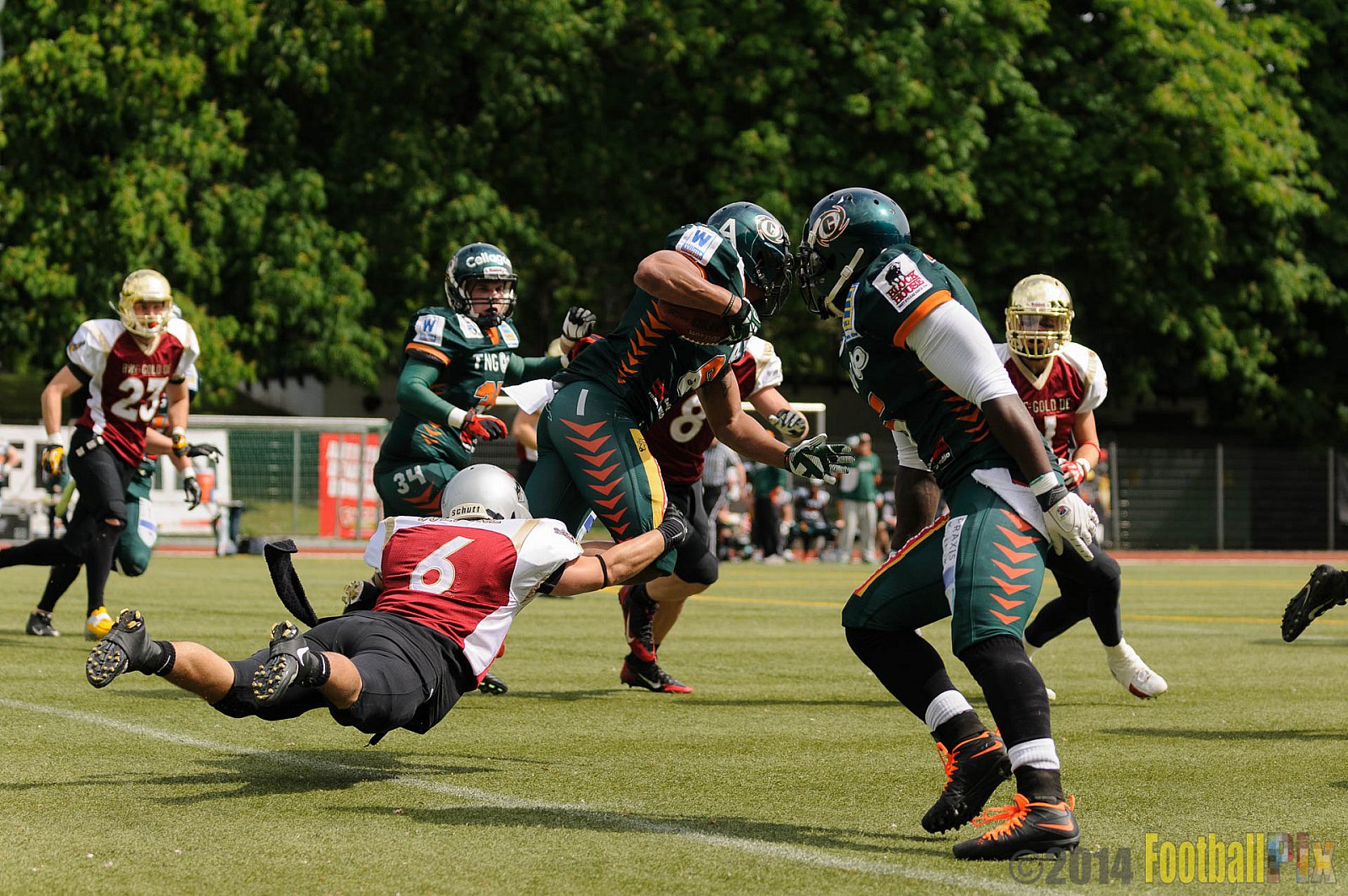 Cologne Falcons vs. Kiel Baltic Hurricanes - 11.05.2014 GFL Nord: Cologne Falcons vs. Kiel Baltic Hurricanes (28:11) 
