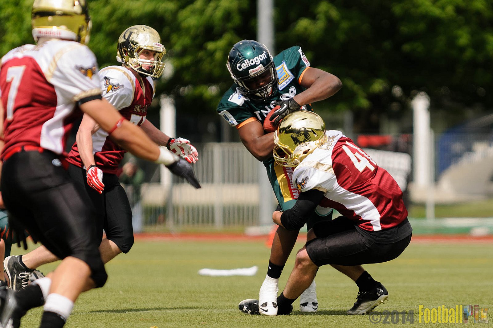 Cologne Falcons vs. Kiel Baltic Hurricanes - 11.05.2014 GFL Nord: Cologne Falcons vs. Kiel Baltic Hurricanes (28:11) 