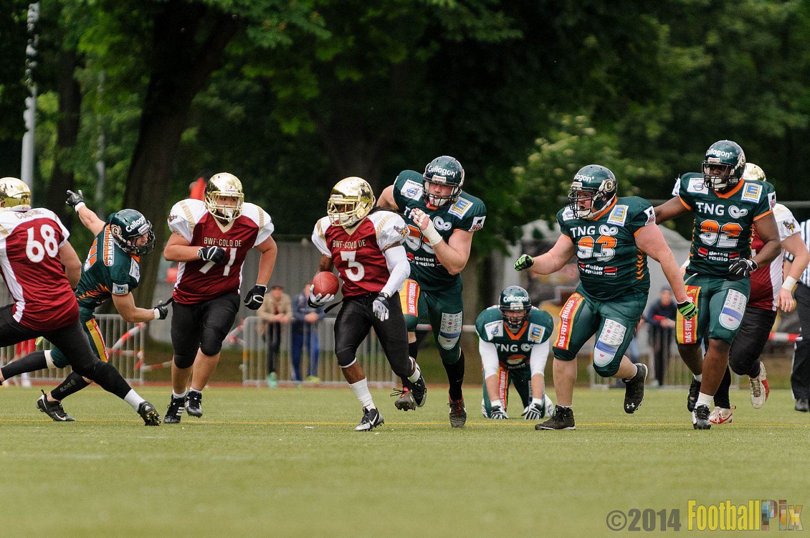 Cologne Falcons vs. Kiel Baltic Hurricanes - 11.05.2014 GFL Nord: Cologne Falcons vs. Kiel Baltic Hurricanes (28:11) 