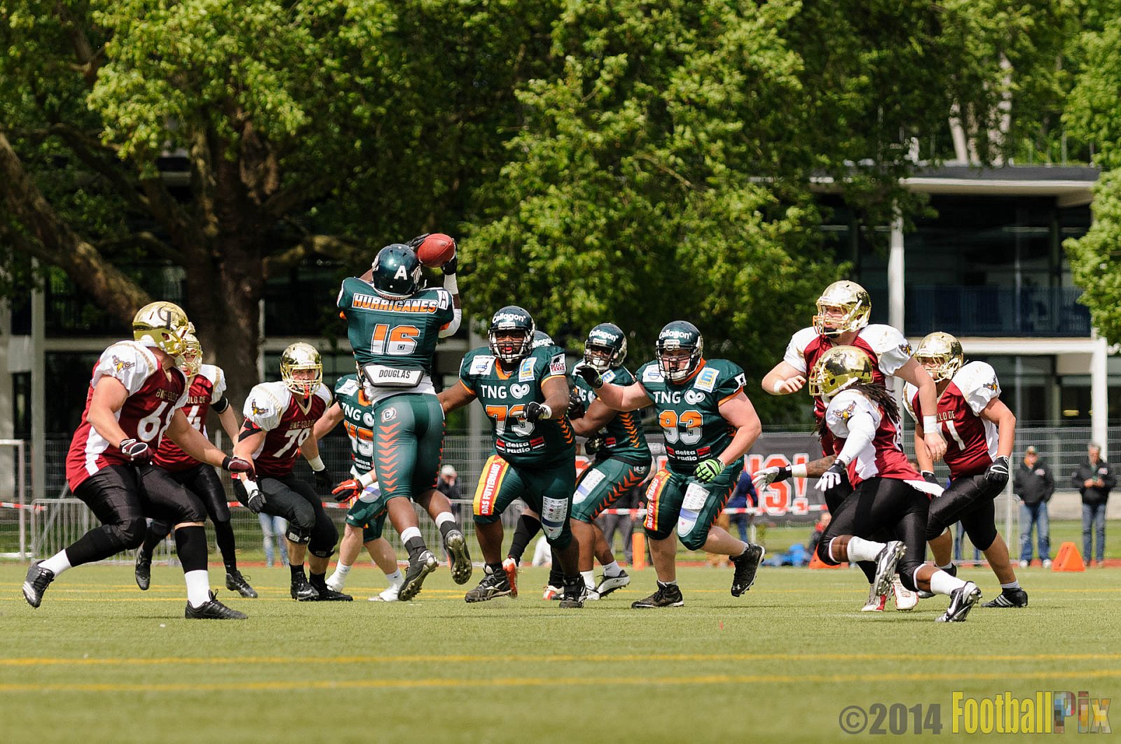 Cologne Falcons vs. Kiel Baltic Hurricanes - 11.05.2014 GFL Nord: Cologne Falcons vs. Kiel Baltic Hurricanes (28:11) 