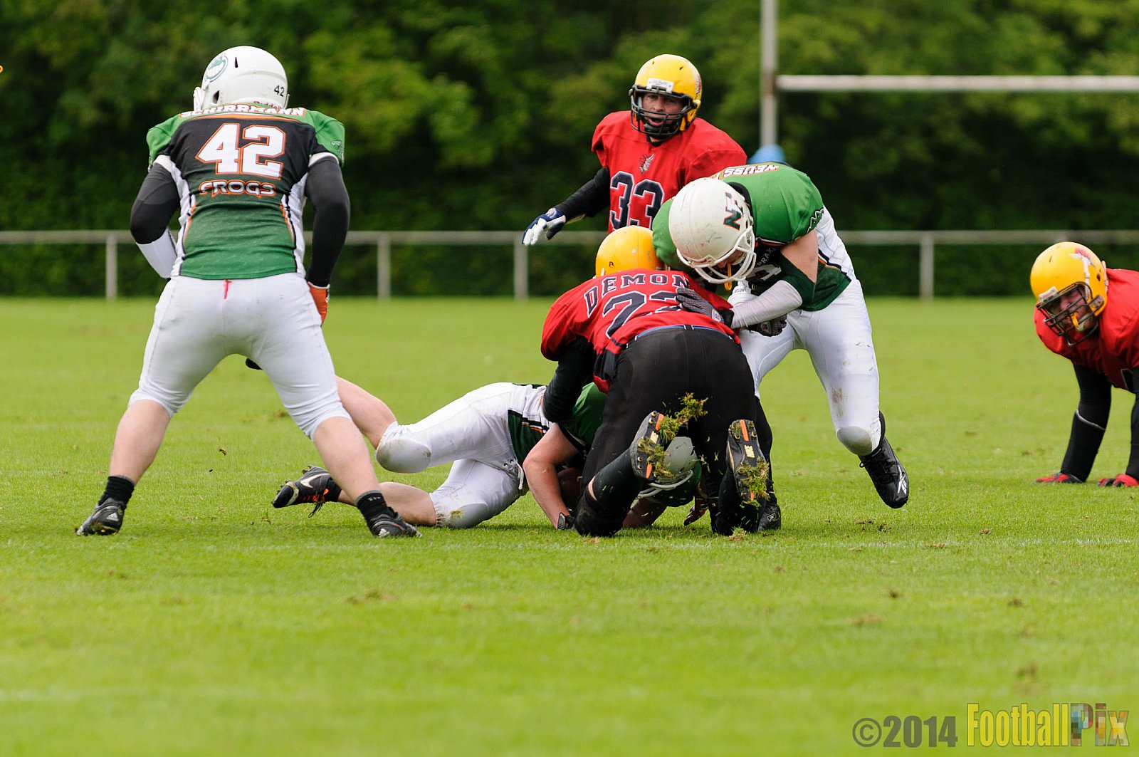  Neuss Frogs vs. Aachen/Düren Demons - 11.05.2014 Neuss Frogs vs. Aachen/Düren Demons (6:14) 