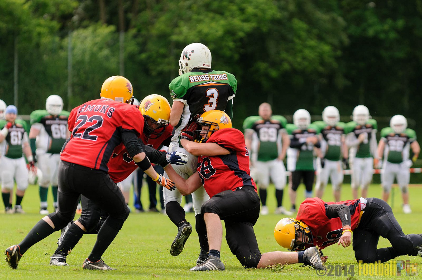  Neuss Frogs vs. Aachen/Düren Demons - 11.05.2014 Neuss Frogs vs. Aachen/Düren Demons (6:14) 