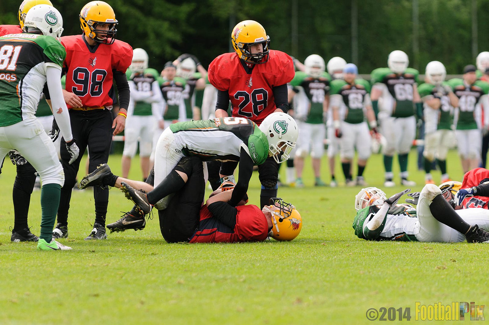  Neuss Frogs vs. Aachen/Düren Demons - 11.05.2014 Neuss Frogs vs. Aachen/Düren Demons (6:14) 