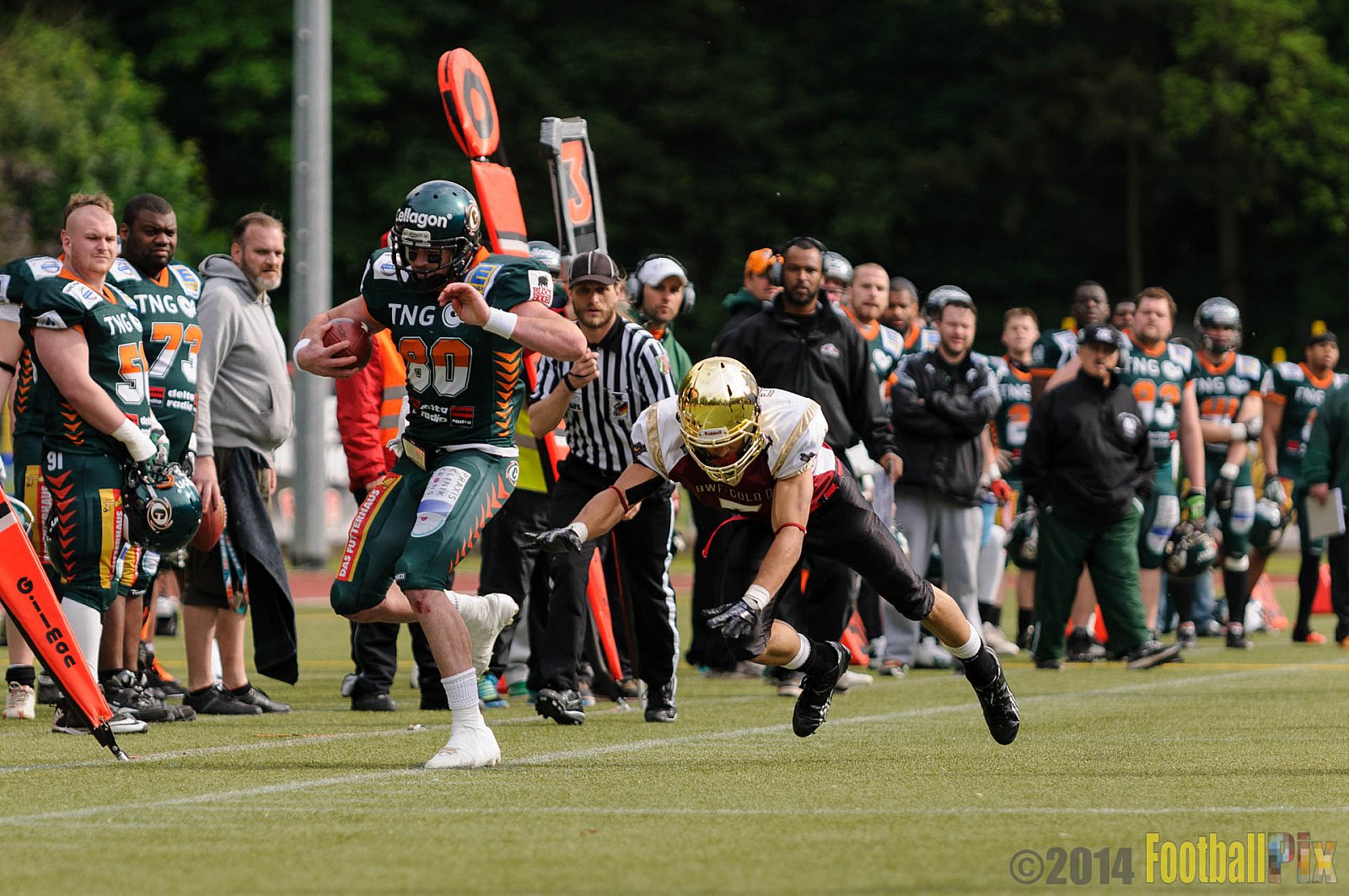 Cologne Falcons vs. Kiel Baltic Hurricanes - 11.05.2014 GFL Nord: Cologne Falcons vs. Kiel Baltic Hurricanes (28:11) 