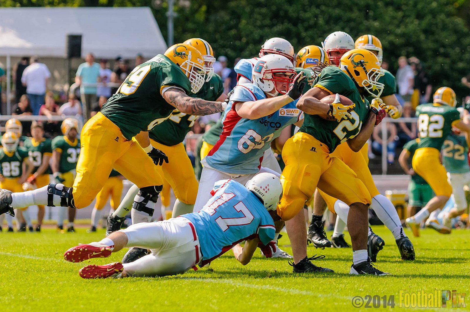 Cologne Crocodiles vs. Bonn Gamecocks - 18.05.2014 GFL2 Nord: Cologne Crocodiles vs. Bonn Gamecocks (21:14) 