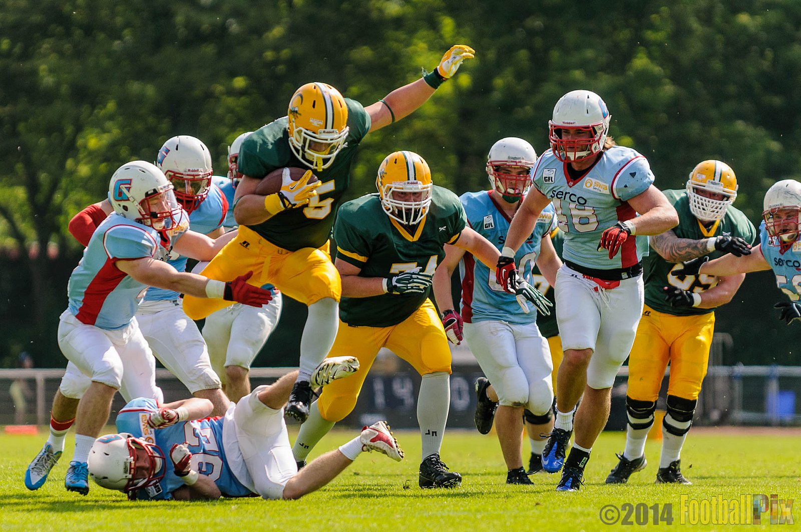 Cologne Crocodiles vs. Bonn Gamecocks - 18.05.2014 GFL2 Nord: Cologne Crocodiles vs. Bonn Gamecocks (21:14) 