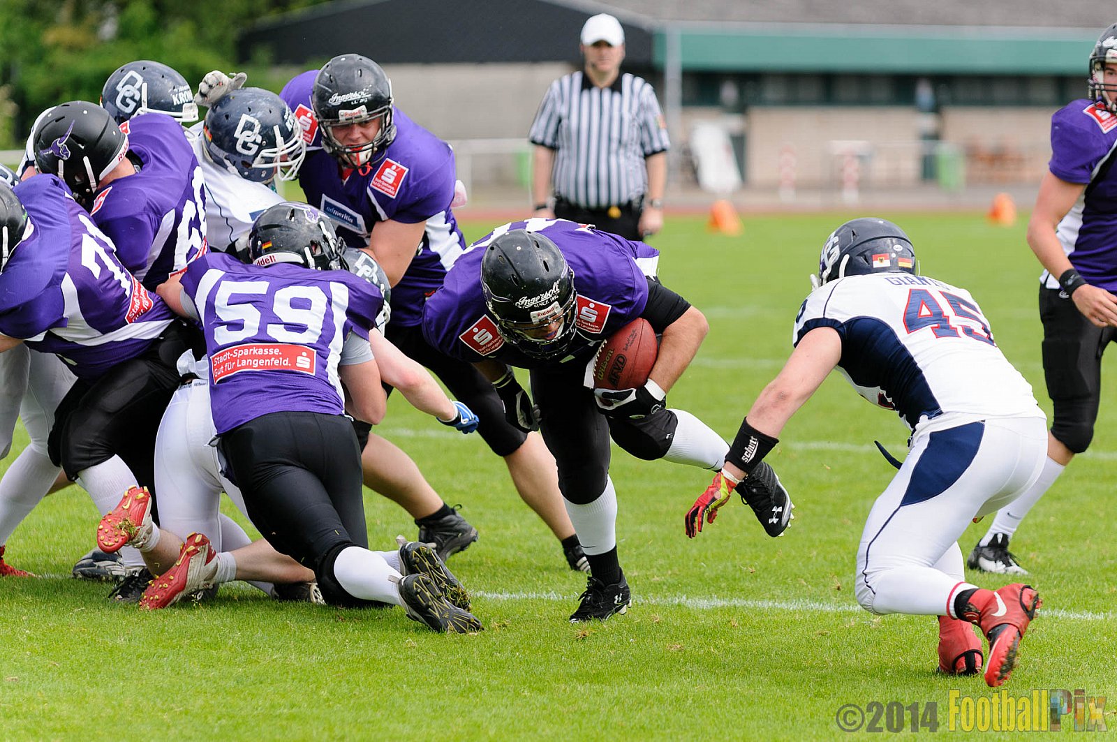 Langenfeld Longhorns vs. Dortmund Giants - 24.05.2014 Langenfeld Longhorns vs. Dortmund Giants (48:7) 