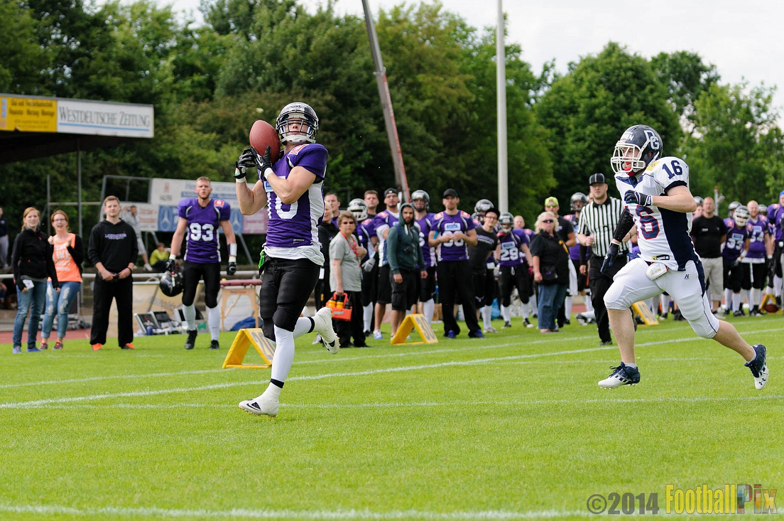 Langenfeld Longhorns vs. Dortmund Giants - 24.05.2014 Langenfeld Longhorns vs. Dortmund Giants (48:7) 
