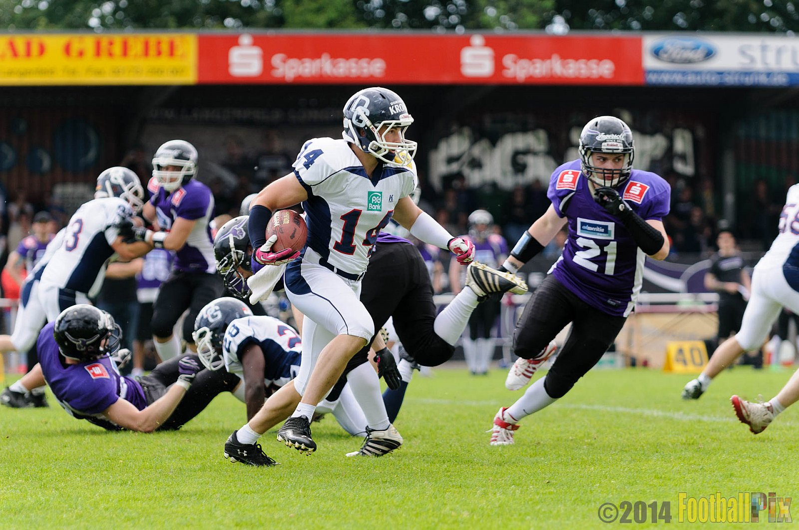 Langenfeld Longhorns vs. Dortmund Giants - 24.05.2014 Langenfeld Longhorns vs. Dortmund Giants (48:7) 