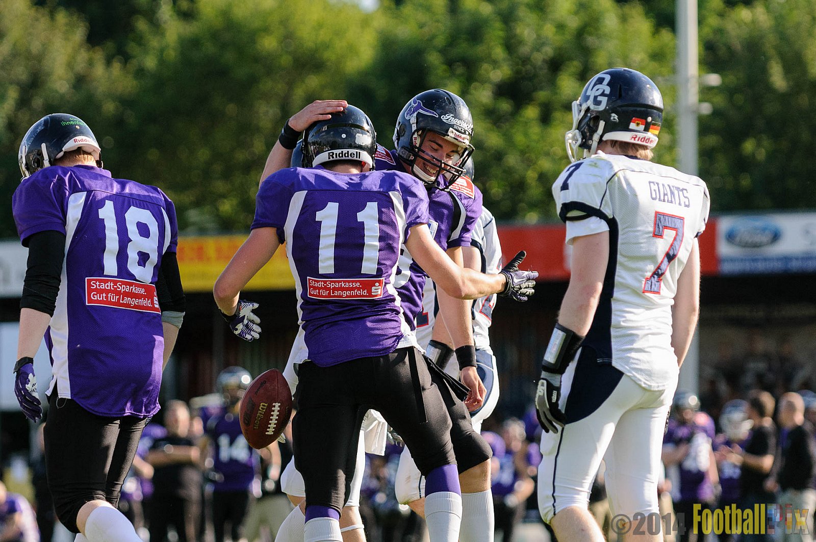 Langenfeld Longhorns vs. Dortmund Giants - 24.05.2014 Langenfeld Longhorns vs. Dortmund Giants (48:7) 