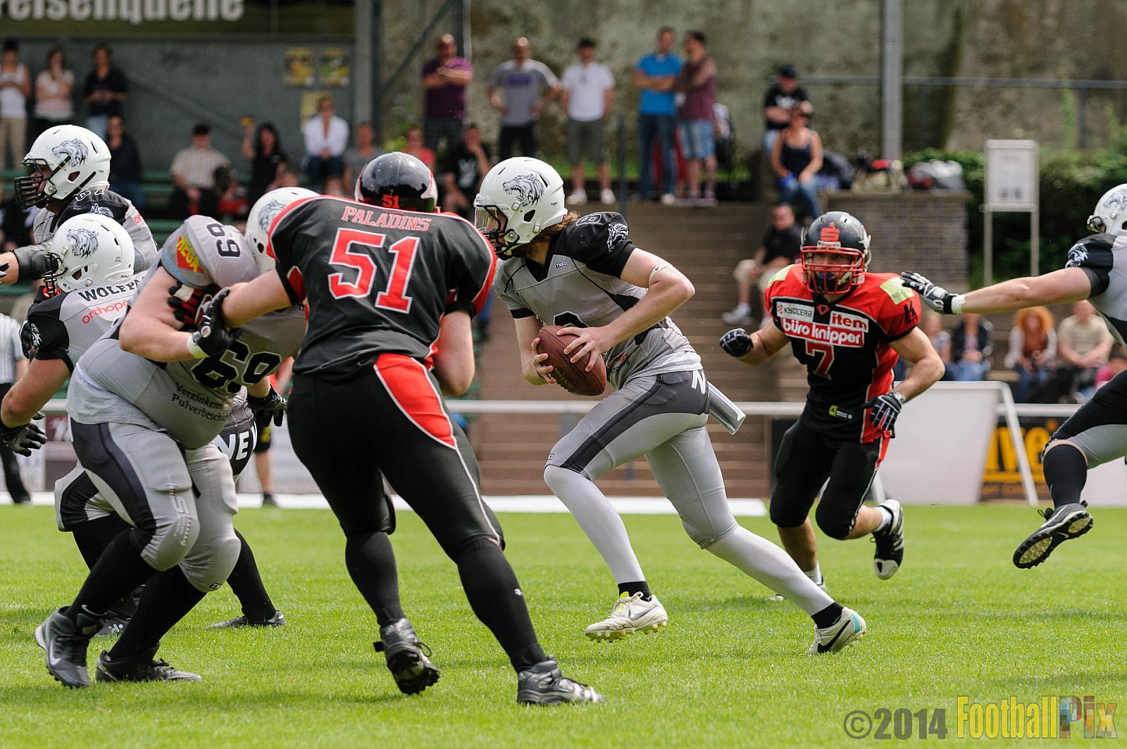 Solingen Paladins vs. Mönchengladbach Wolfpack - 25.05.2014 Solingen Paladins vs. Mönchengladbach Wolfpack (21:6)