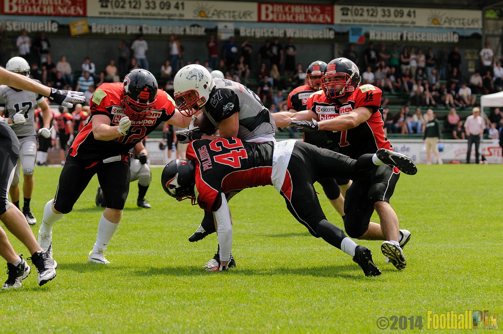 Solingen Paladins vs. Mönchengladbach Wolfpack - 25.05.2014 Solingen Paladins vs. Mönchengladbach Wolfpack (21:6)
