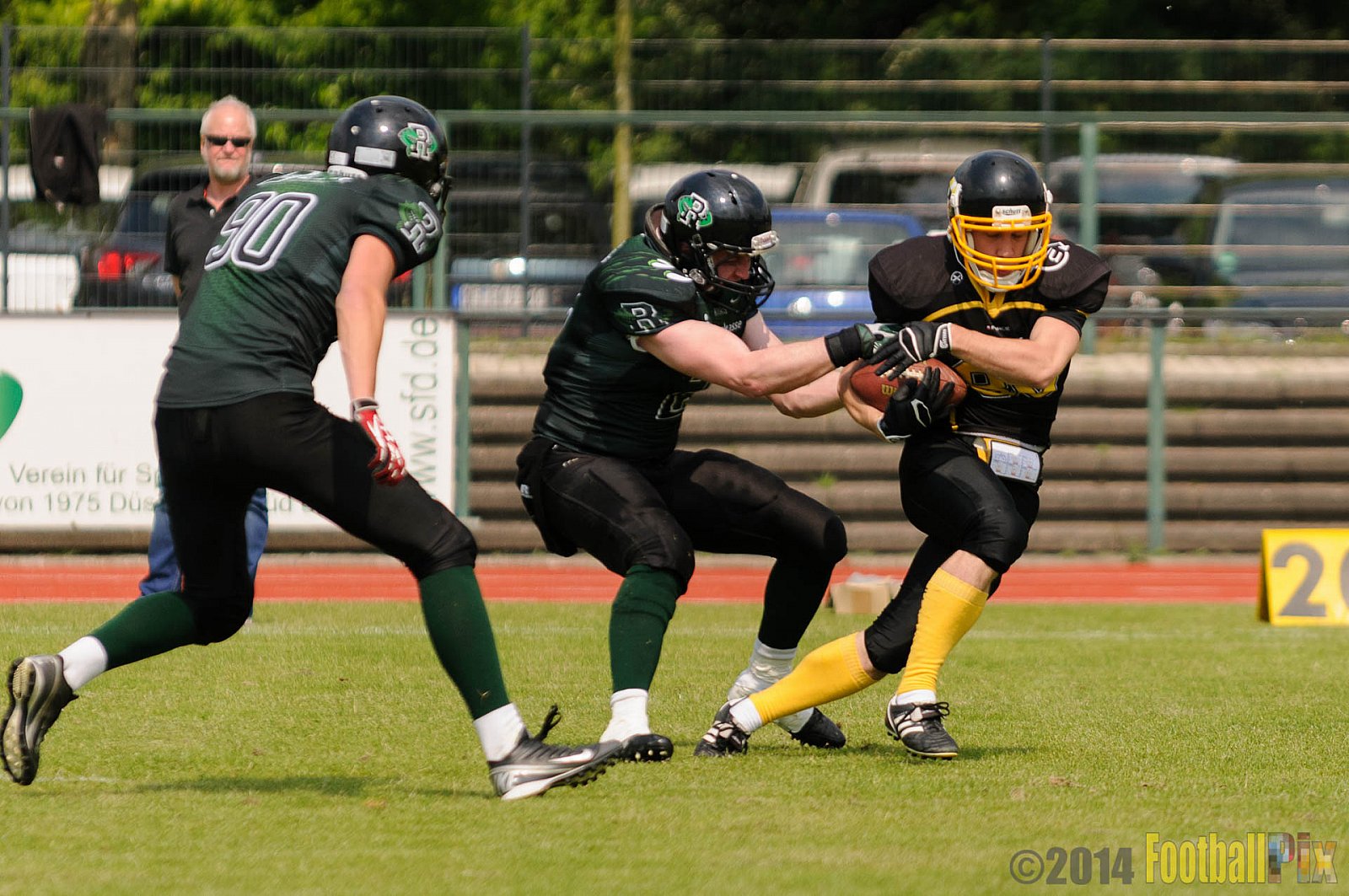 Düsseldorf Bulldozer vs. Rheine Raptors - 31.05.2014 Düsseldorf Bulldozer vs. Rheine Raptors (6:33)