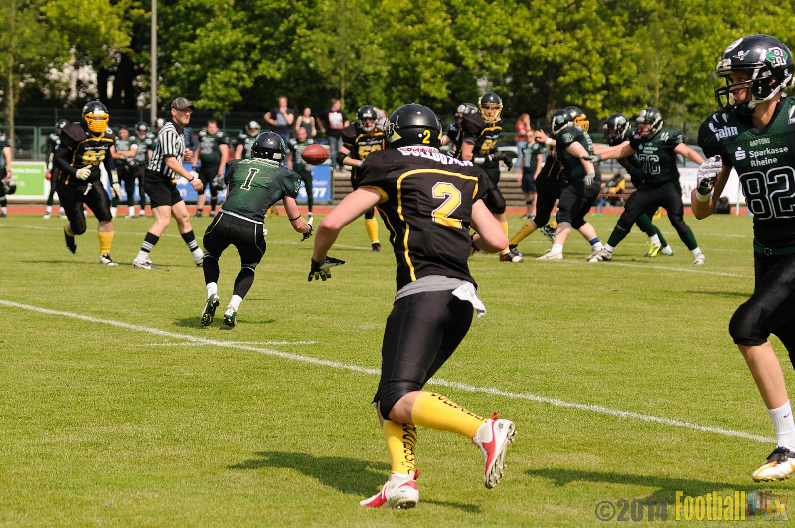 Düsseldorf Bulldozer vs. Rheine Raptors - 31.05.2014 Düsseldorf Bulldozer vs. Rheine Raptors (6:33)
