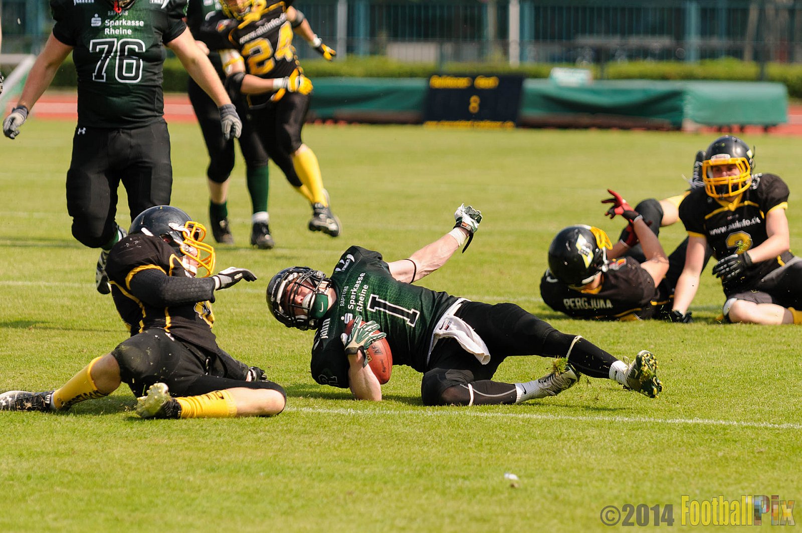 Düsseldorf Bulldozer vs. Rheine Raptors - 31.05.2014 Düsseldorf Bulldozer vs. Rheine Raptors (6:33)
