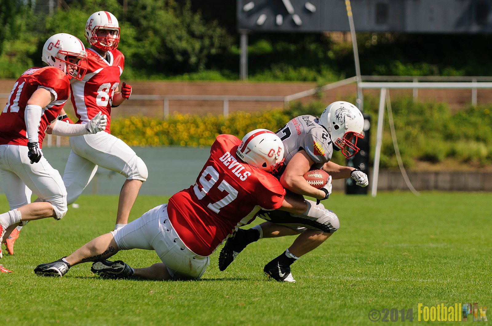 Mönchengladbach Wolfpack vs. Gelsenkirchen Devils  - 08.06.2014 Mönchengladbach Wolfpack vs. Gelsenkirchen Devils (14:28) 