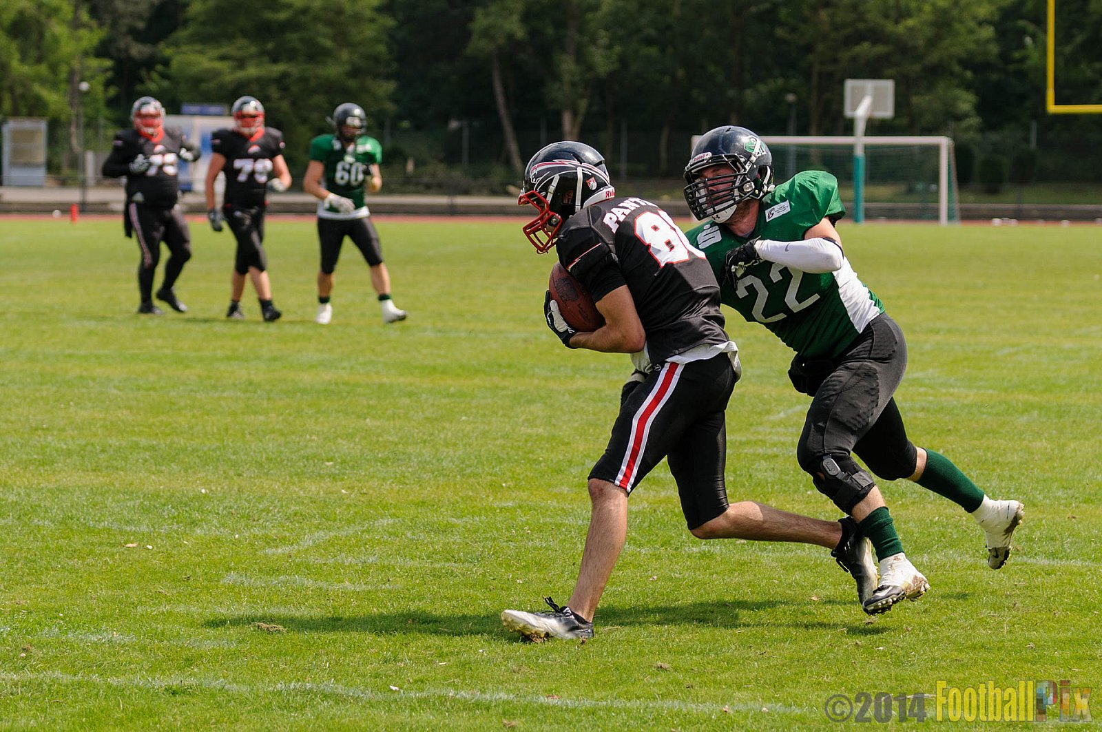 Düsseldorf Panther Prospects vs. Rheine Raptors - 15.06.2014 Düsseldorf Panther Prospects vs. Rheine Raptors (19:24) 