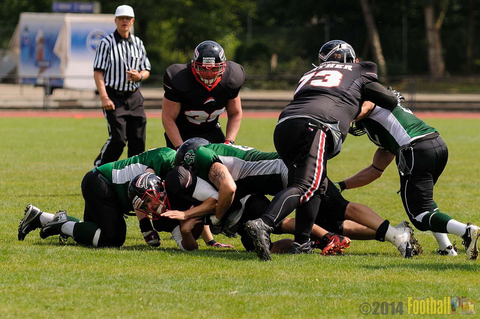 Düsseldorf Panther Prospects vs. Rheine Raptors - 15.06.2014 Düsseldorf Panther Prospects vs. Rheine Raptors (19:24) 
