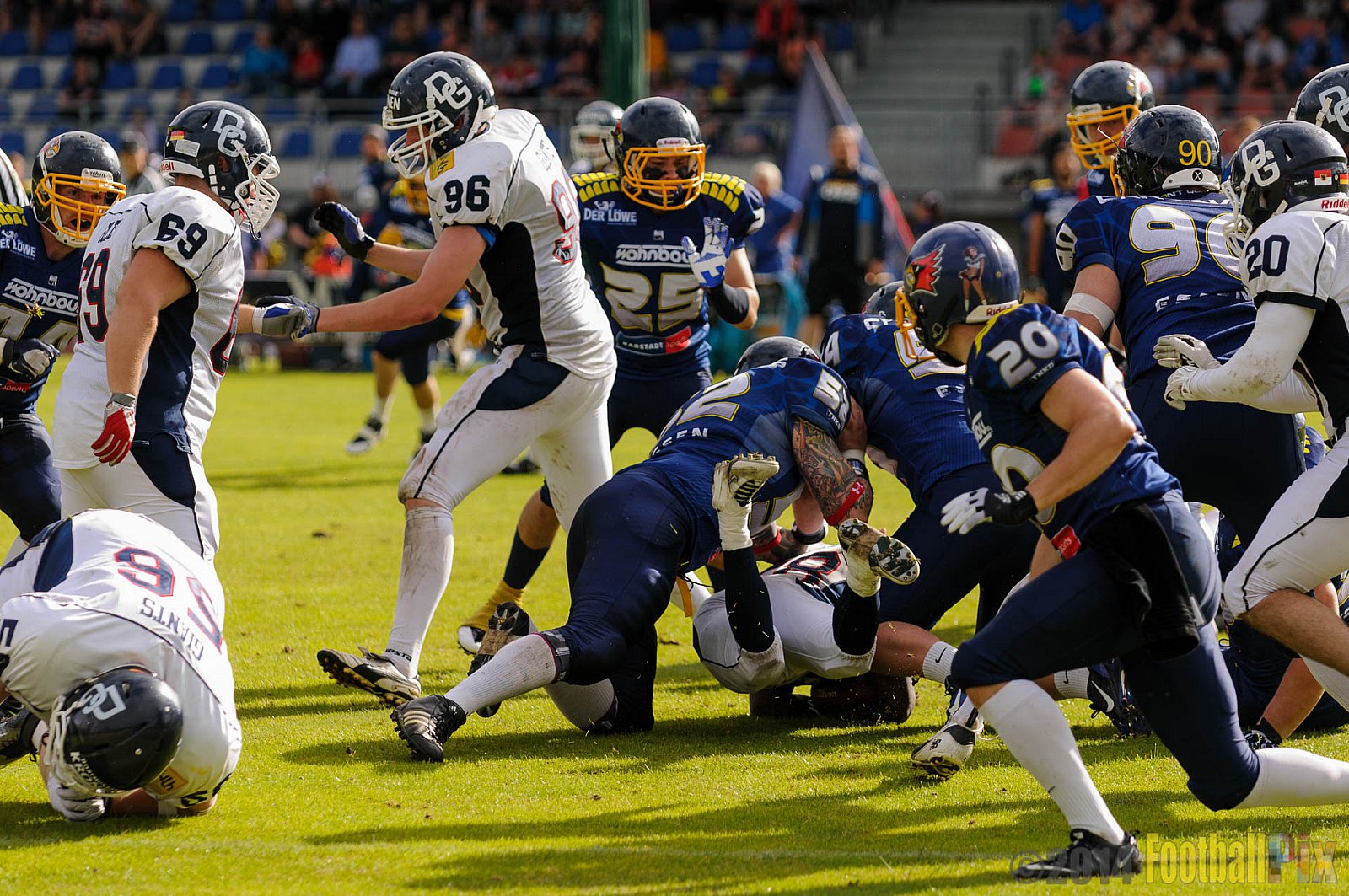 Essen Assindia Cardinals vs. Dortmund Giants - 05.07.2014 Essen Assindia Cardinals vs. Dortmund Giants (67:0) 