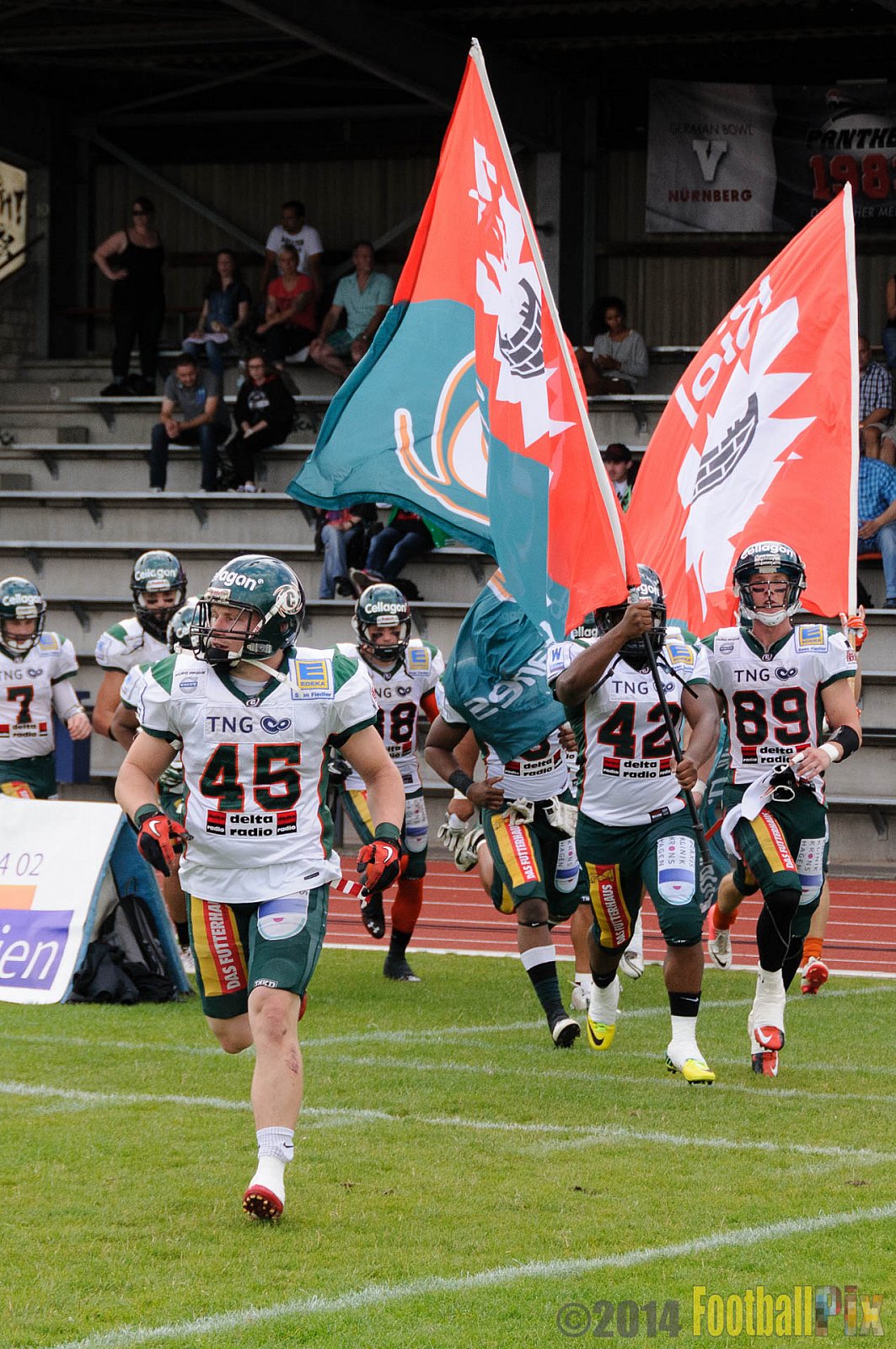 Düsseldorf Panther vs. Kiel Baltic Hurricanes - 06.07.2014 GFL Nord: Düsseldorf Panther vs. Kiel Baltic Hurricanes (26:67) 