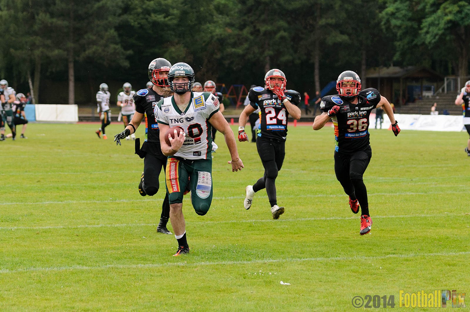 Düsseldorf Panther vs. Kiel Baltic Hurricanes - 06.07.2014 GFL Nord: Düsseldorf Panther vs. Kiel Baltic Hurricanes (26:67) 