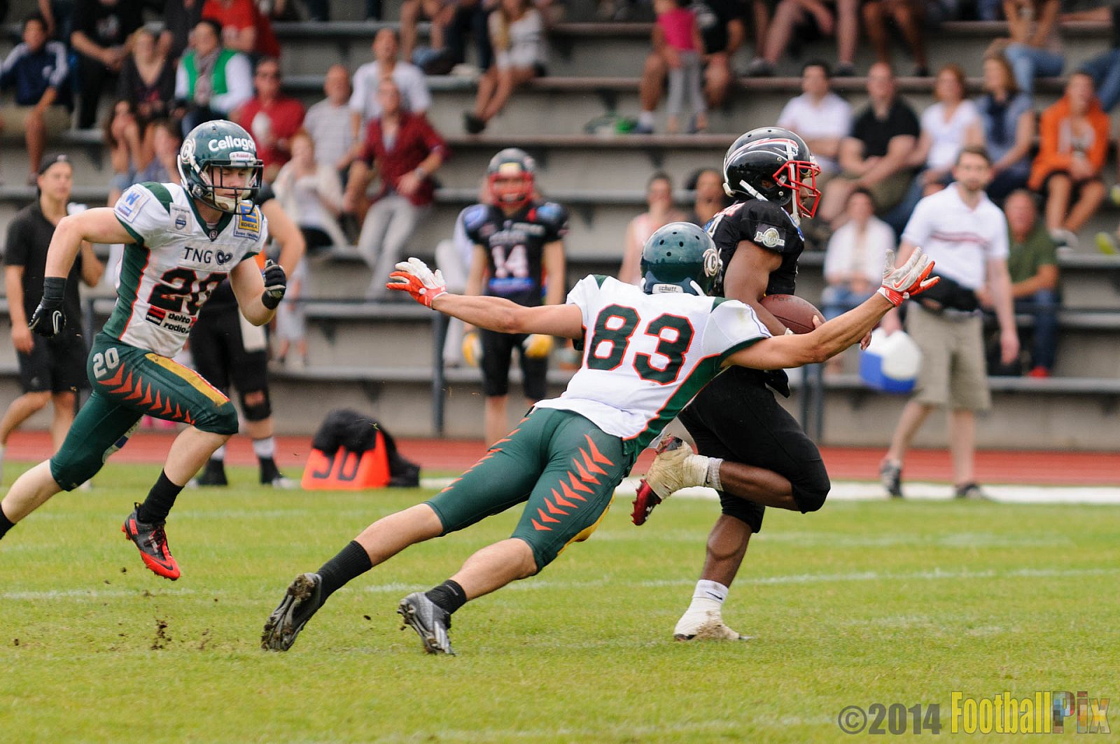 Düsseldorf Panther vs. Kiel Baltic Hurricanes - 06.07.2014 GFL Nord: Düsseldorf Panther vs. Kiel Baltic Hurricanes (26:67) 