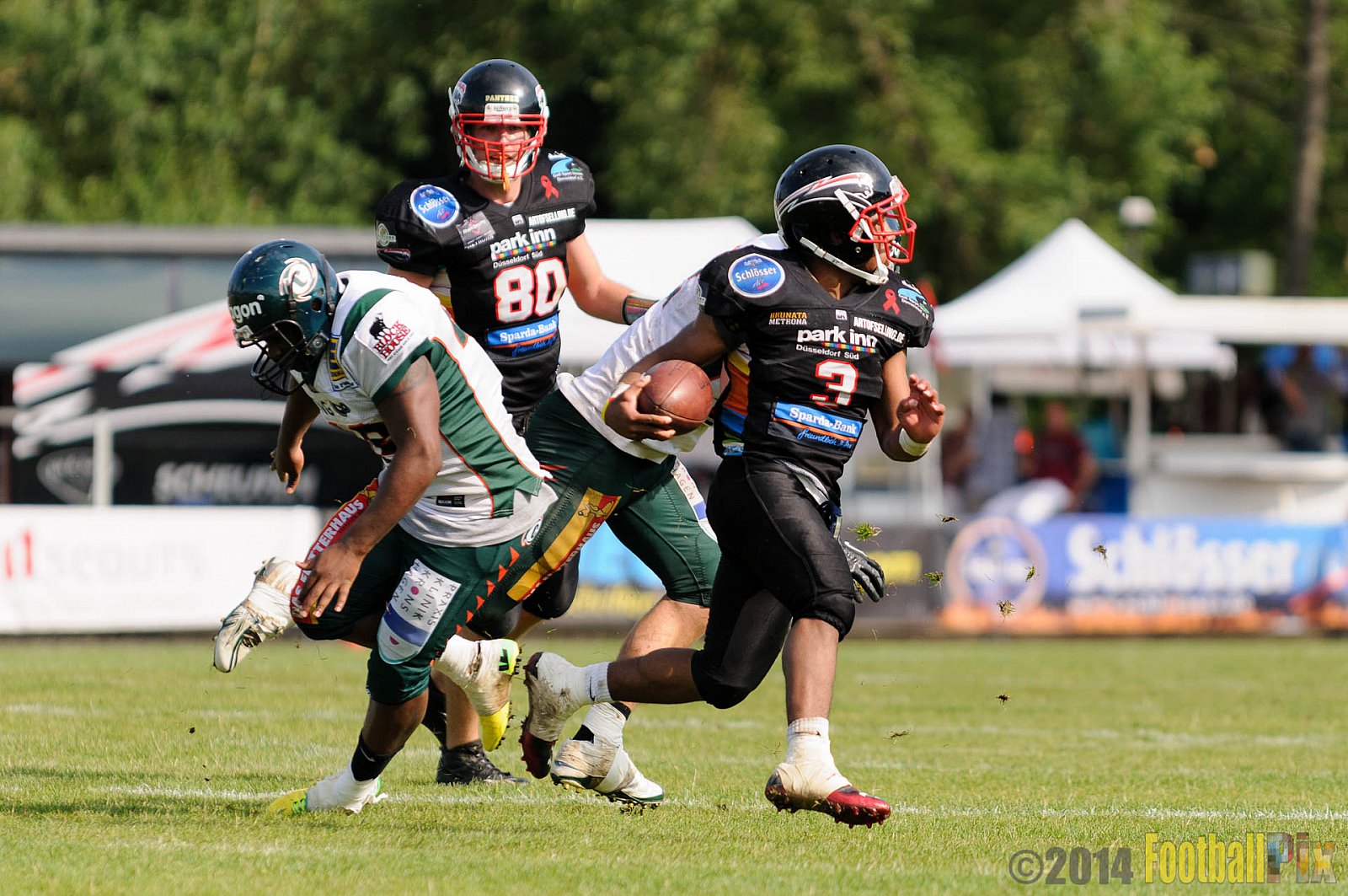 Düsseldorf Panther vs. Kiel Baltic Hurricanes - 06.07.2014 GFL Nord: Düsseldorf Panther vs. Kiel Baltic Hurricanes (26:67) 