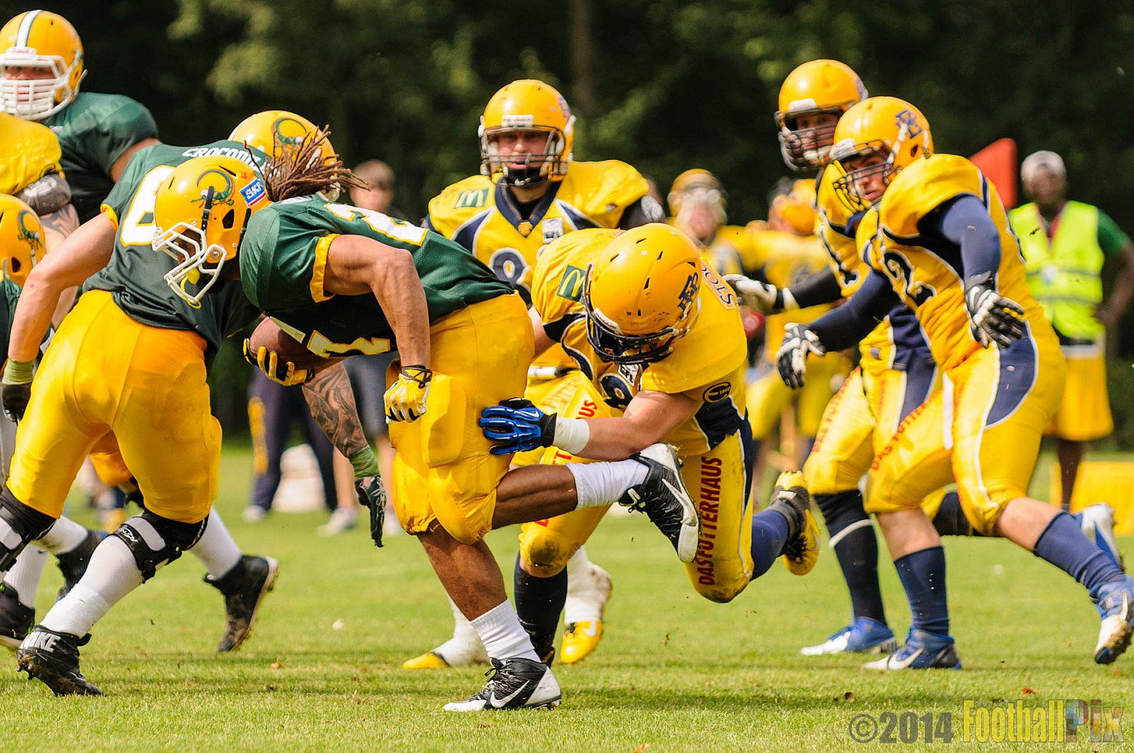 Cologne Crocodiles vs. Elmshorn Fighting Pirates - 12.07.2014 GFL2 Nord: Cologne Crocodiles vs. Elmshorn Fighting Pirates (43:12) 