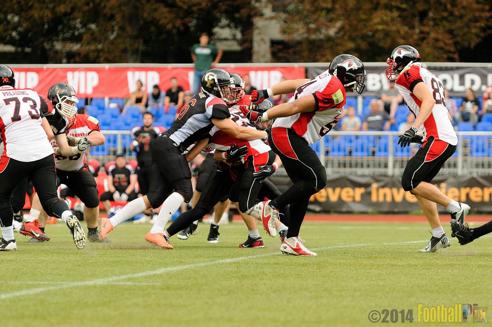 Cologne Falcons II vs. Solingen Paladins - 03.08.2014 Cologne Falcons II vs. Solingen Paladins (34:14) 